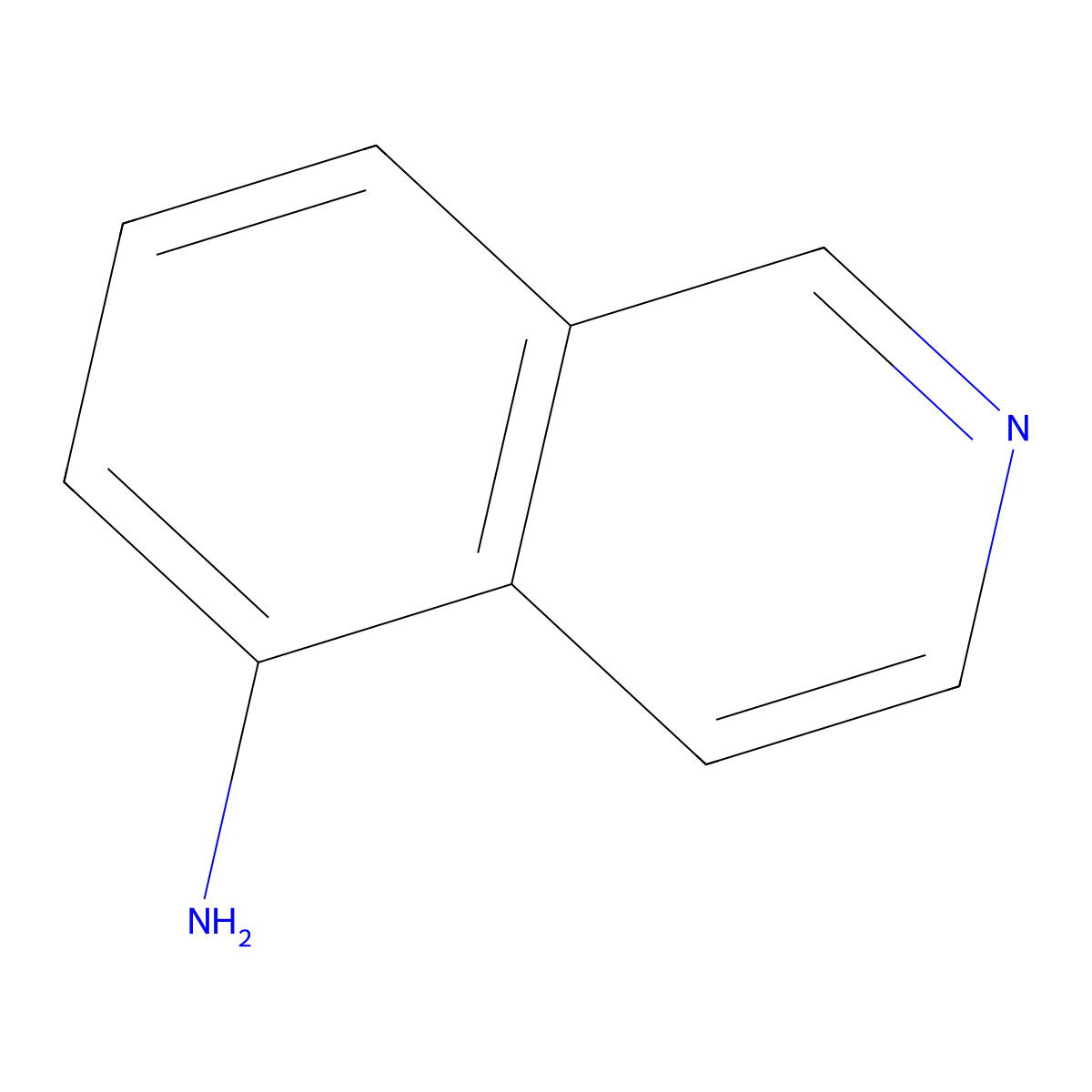 5-Aminoisoquinoline molecular structure, CAS 1125-60-6