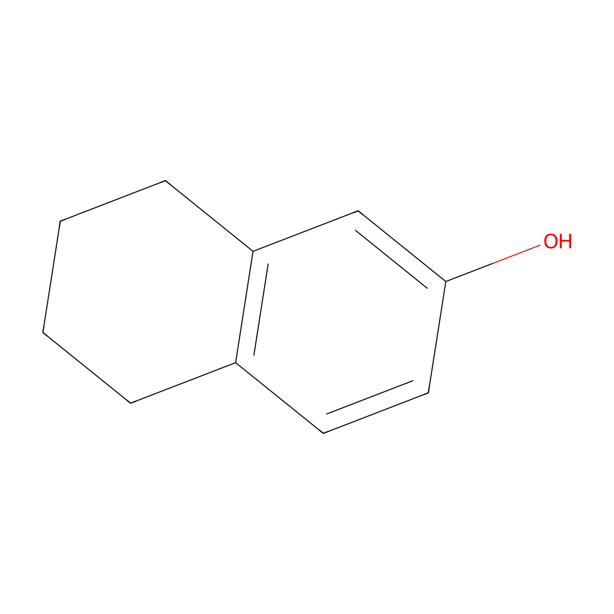 5,6,7,8-Tetrahydro-2-naphthol molecular structure, CAS 1125-78-6