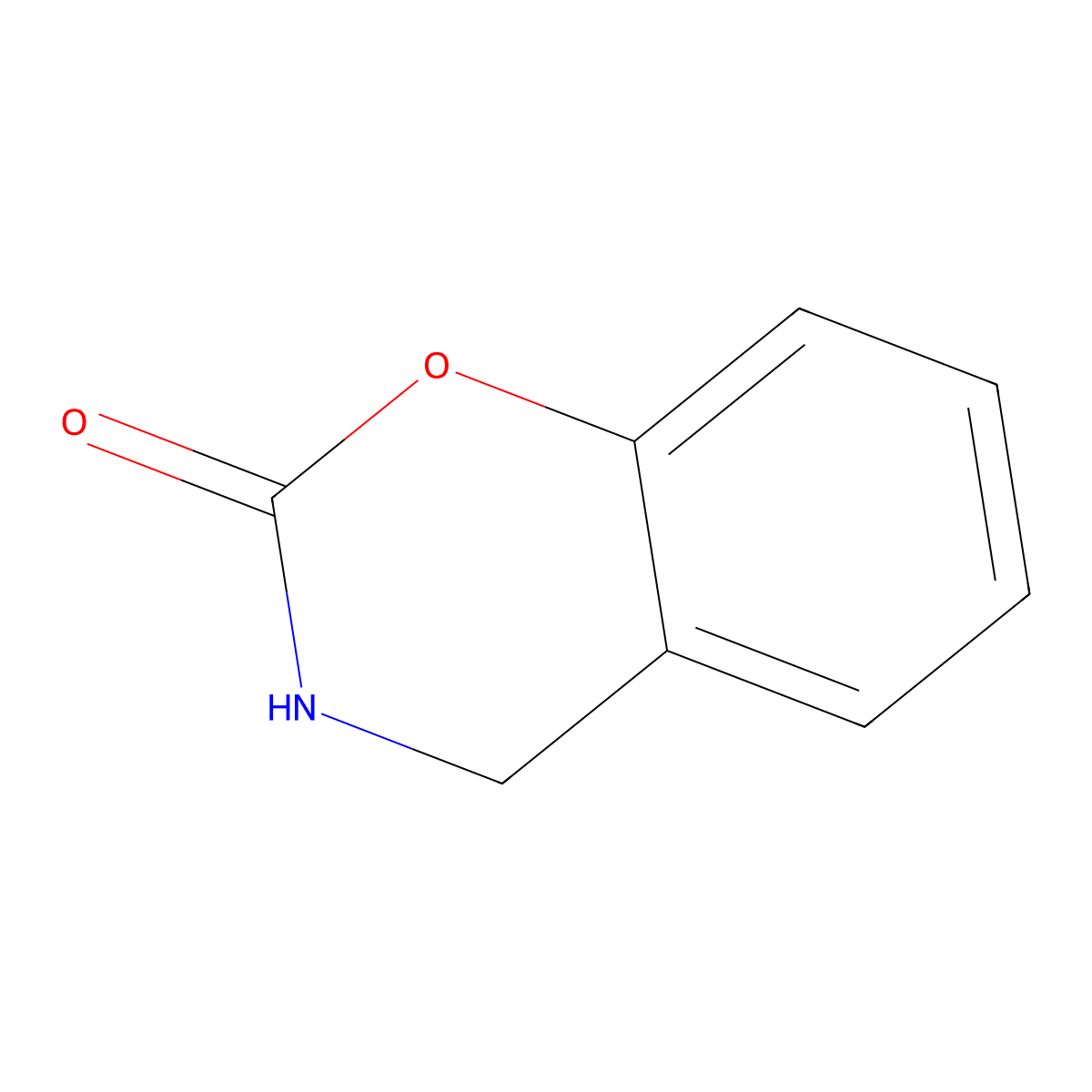 3,4-dihydro-2H-1,3-benzoxazin-2-one molecular structure, CAS 1125-85-5