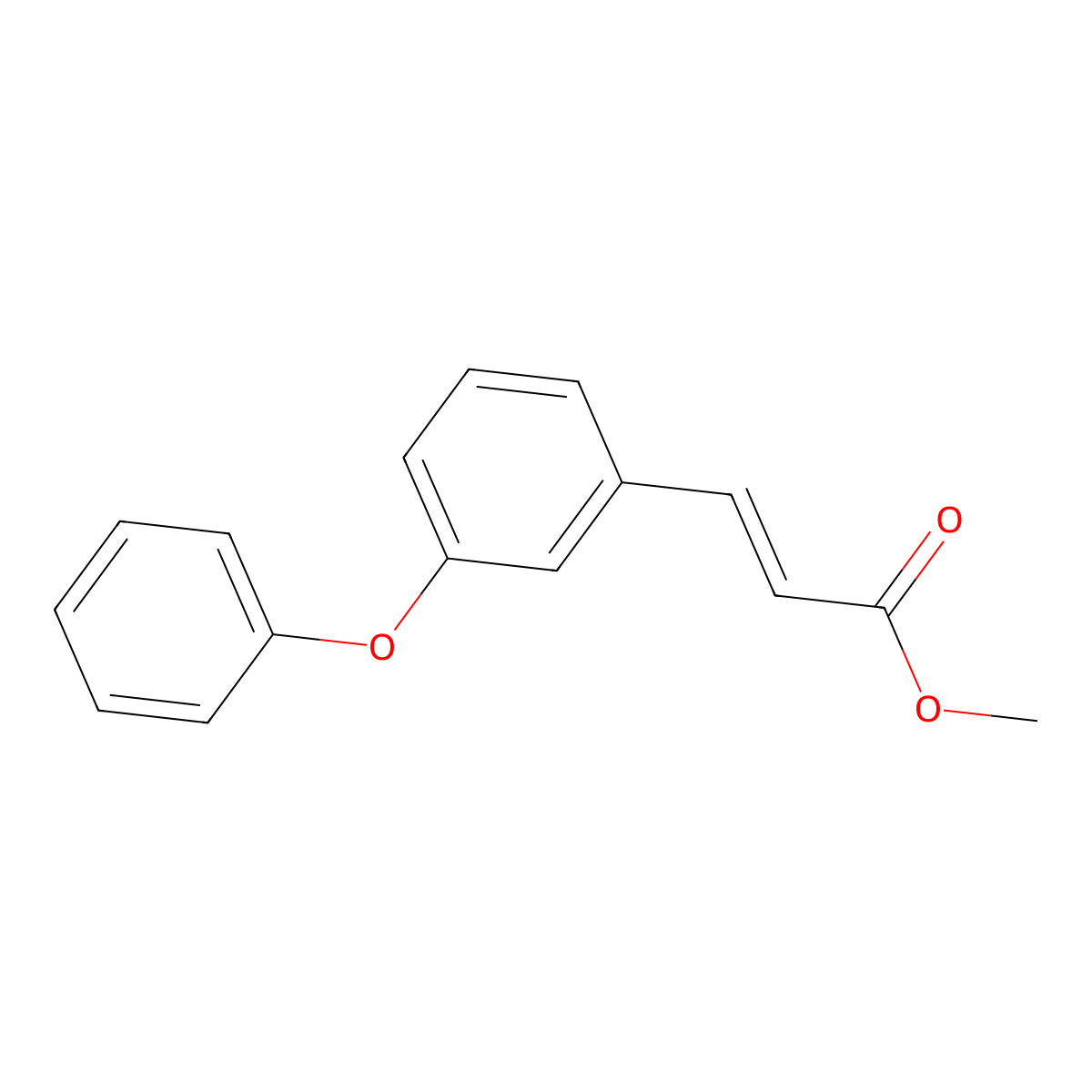 Methyl (E)-3-(3-phenoxyphenyl)acrylate molecular structure, CAS 112504-67-3