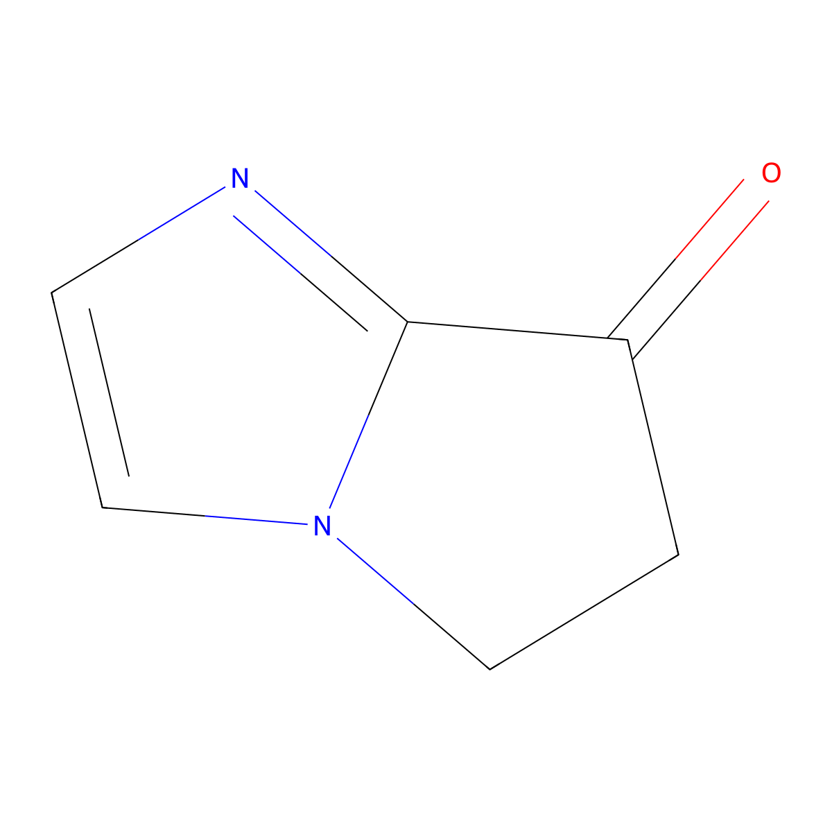 5H,6H,7H-pyrrolo[1,2-a]imidazol-7-one molecular structure, CAS 112513-82-3