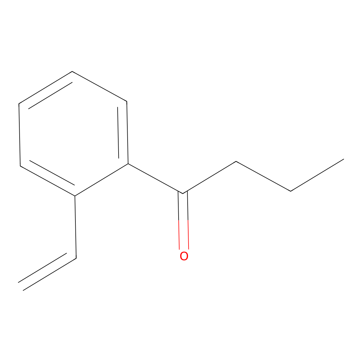 1-(2-Ethenylphenyl)butan-1-one molecular structure, CAS 112526-12-2