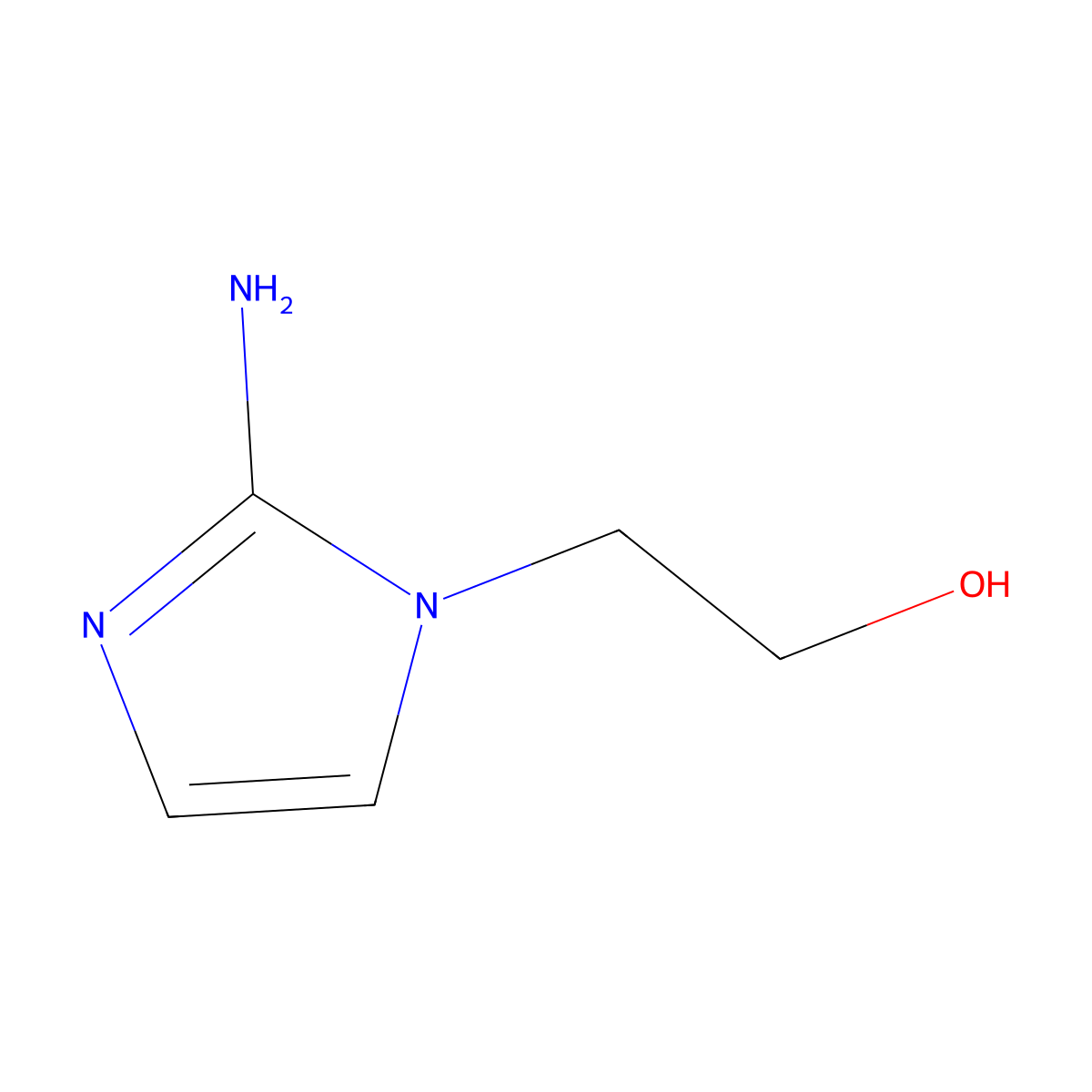 2-(2-Amino-1h-imidazol-1-yl)ethan-1-ol molecular structure, CAS 1125398-18-6