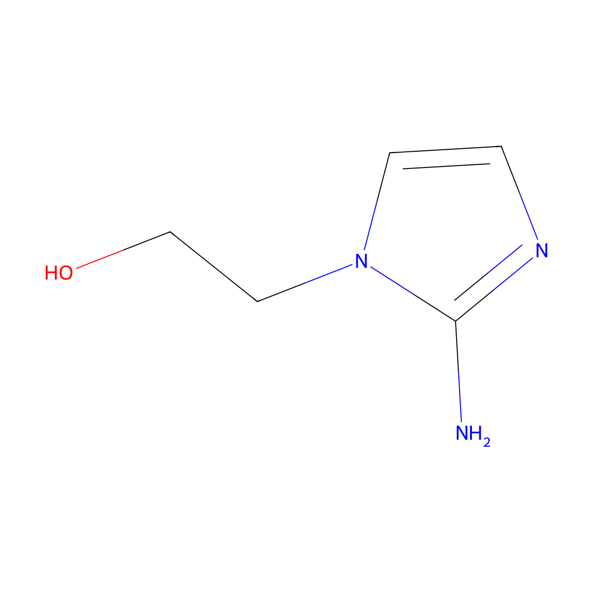 2-(2-Amino-1h-imidazol-1-yl)ethan-1-ol molecular structure, CAS 1125398-18-6