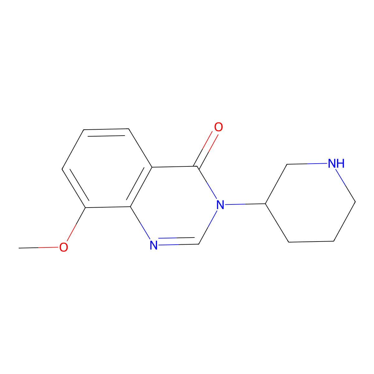 8-Methoxy-3-(piperidin-3-yl)-3,4-dihydroquinazolin-4-one molecular structure, CAS 1125413-76-4