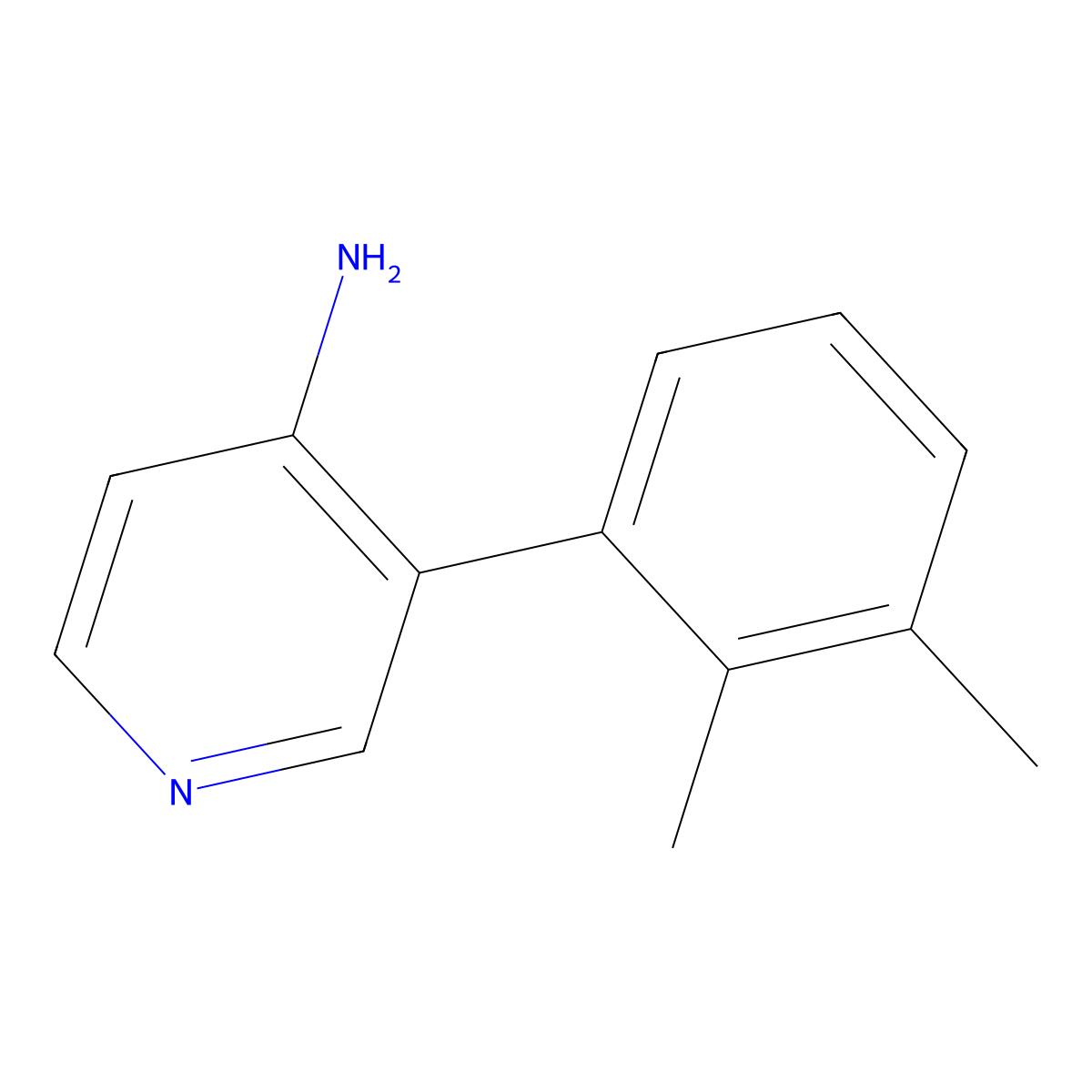 3-(2,3-Dimethylphenyl)pyridin-4-amine molecular structure, CAS 1125448-06-7