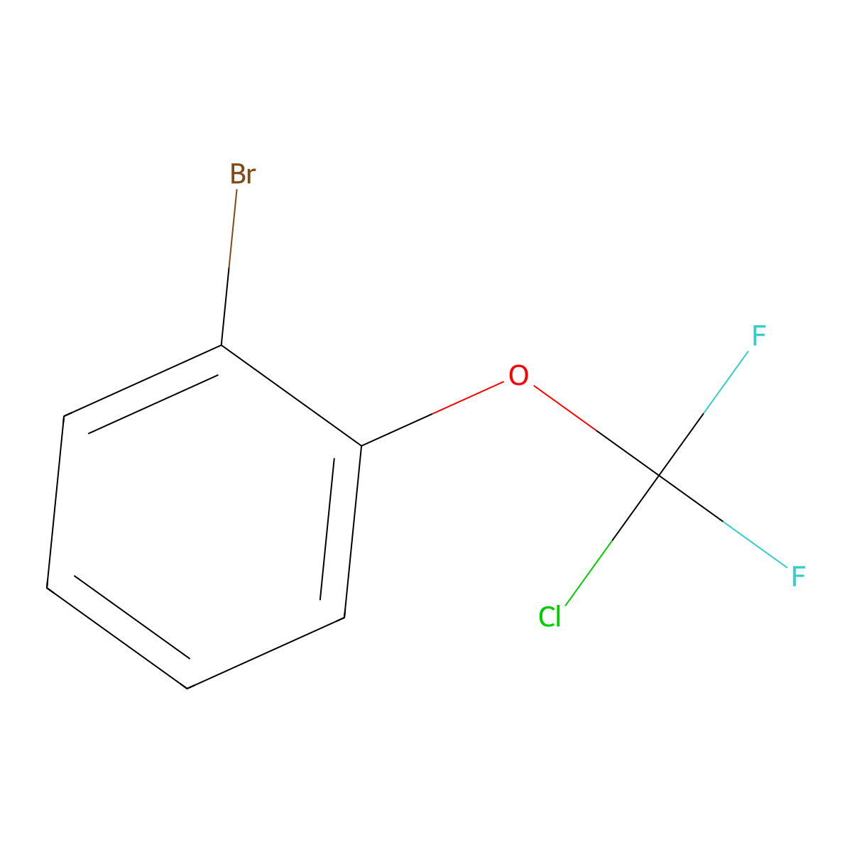 1-Bromo-2-[chloro(difluoro)methoxy]benzene molecular structure, CAS 112556-12-4