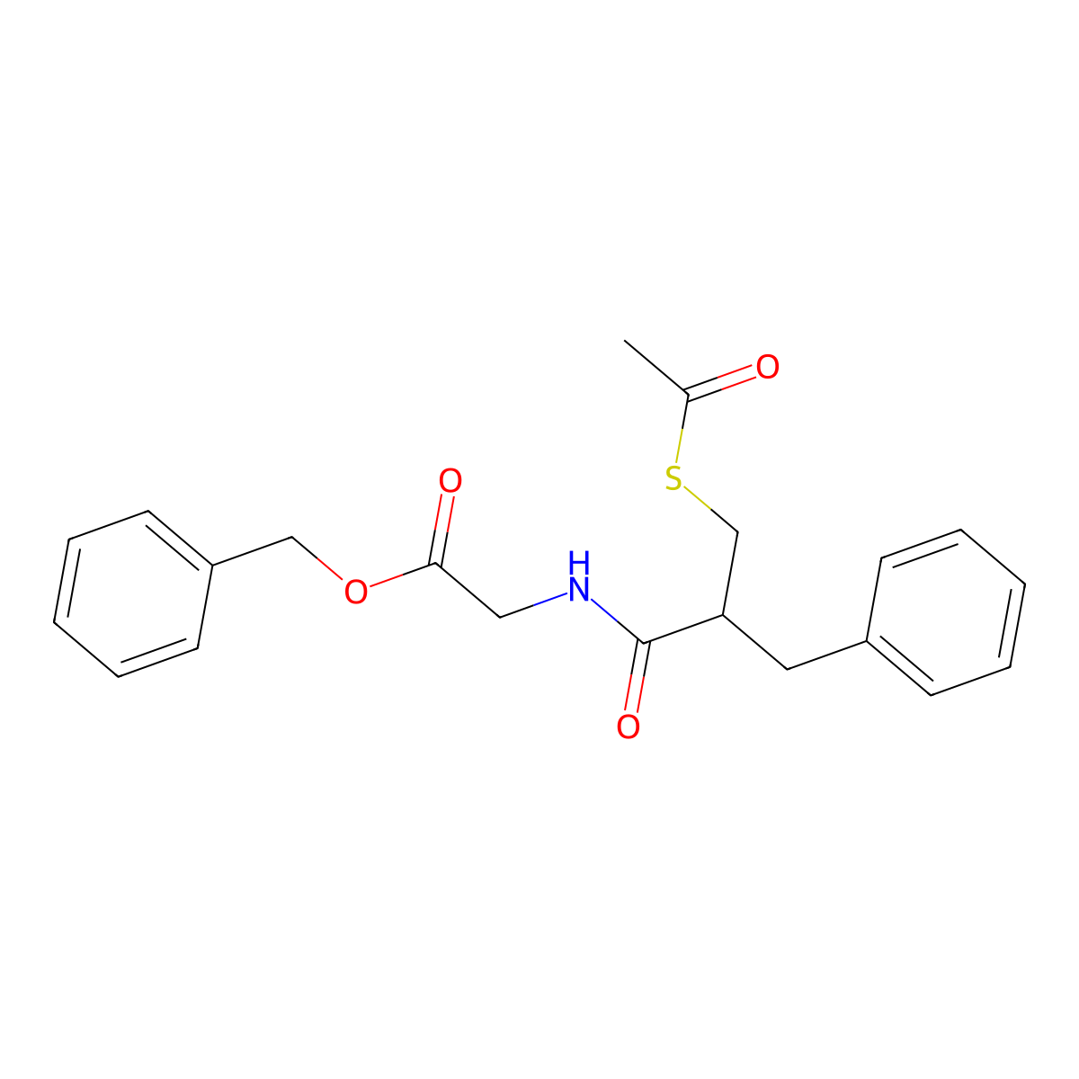 Dexecadotril molecular structure, CAS 112573-72-5