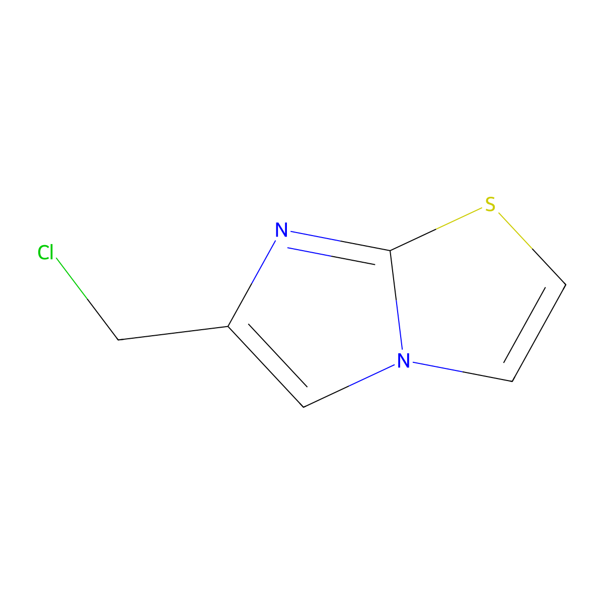 6-Chloromethyl-imidazo[2,1-b]thiazole molecular structure, CAS 112581-59-6