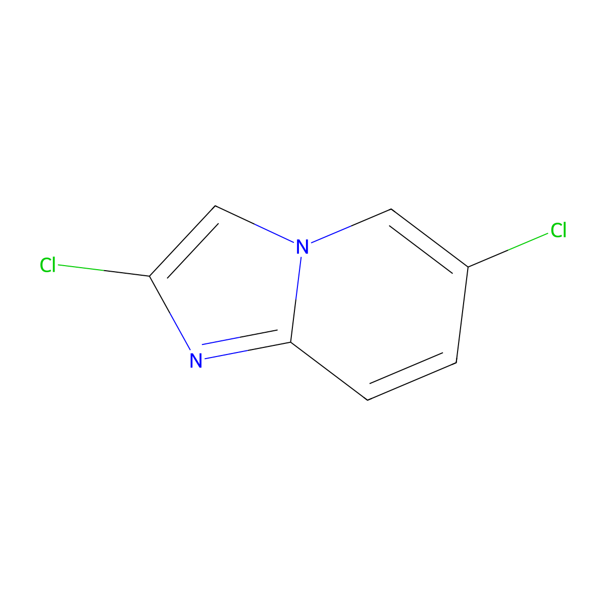 2,6-Dichloroimidazo[1,2-A]pyridine molecular structure, CAS 112581-60-9