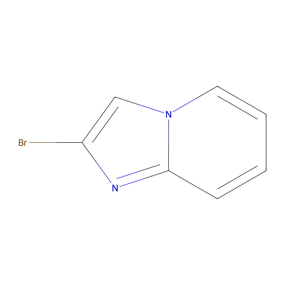 2-Bromoimidazo[1,2-a]pyridine molecular structure, CAS 112581-95-0
