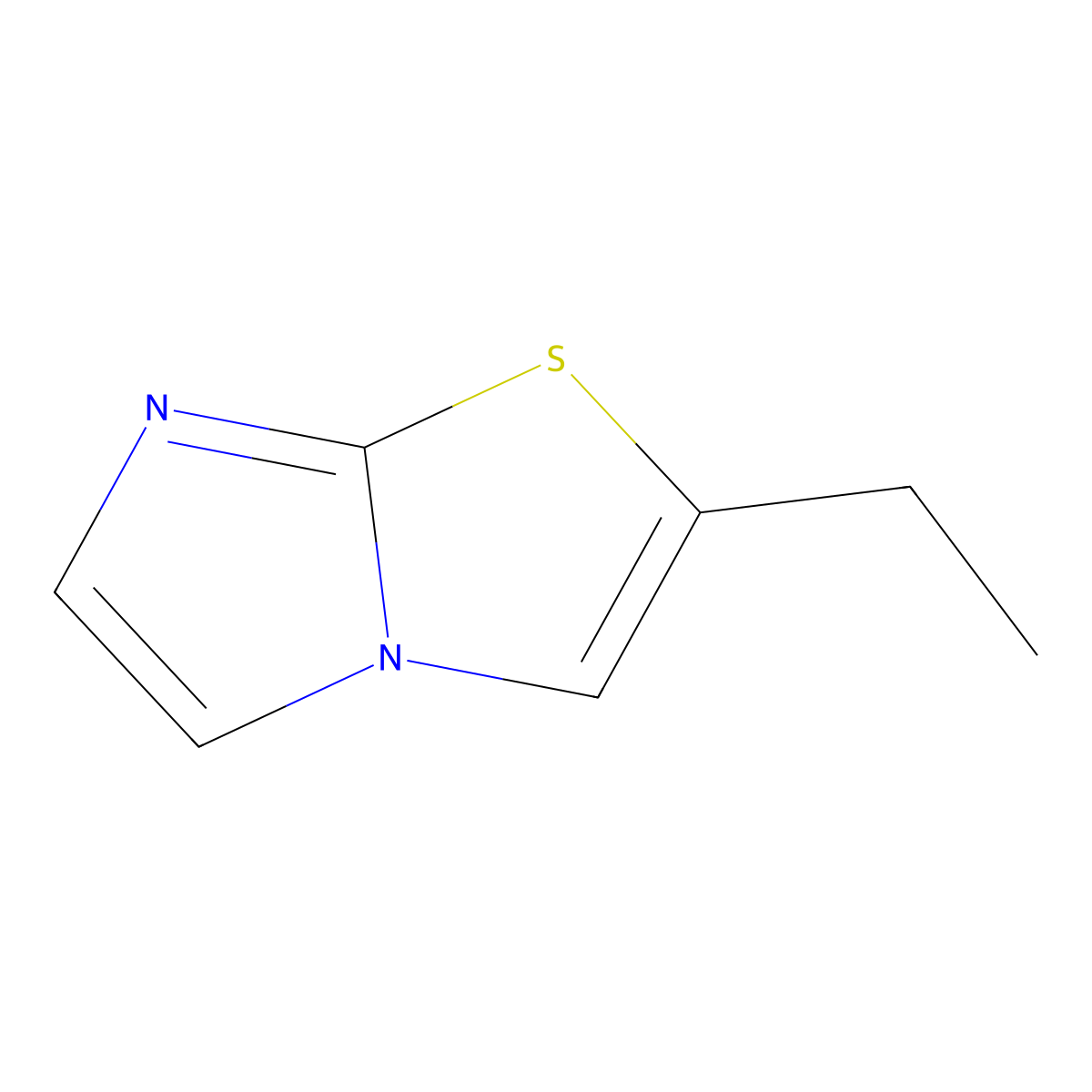 2-Ethylimidazo[2,1-b]thiazole molecular structure, CAS 112581-97-2
