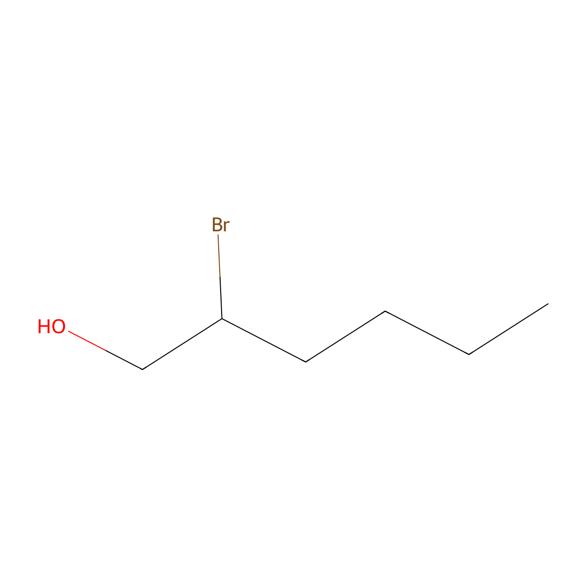 1-Hexanol, 2-bromo- molecular structure, CAS 112586-72-8