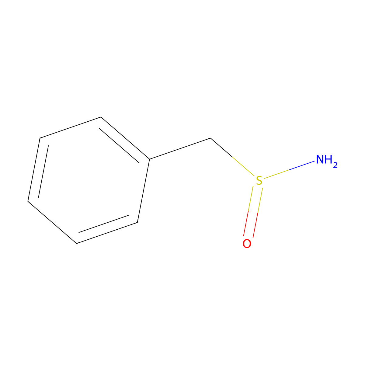 Phenylmethanesulfinamide molecular structure, CAS 112599-81-2