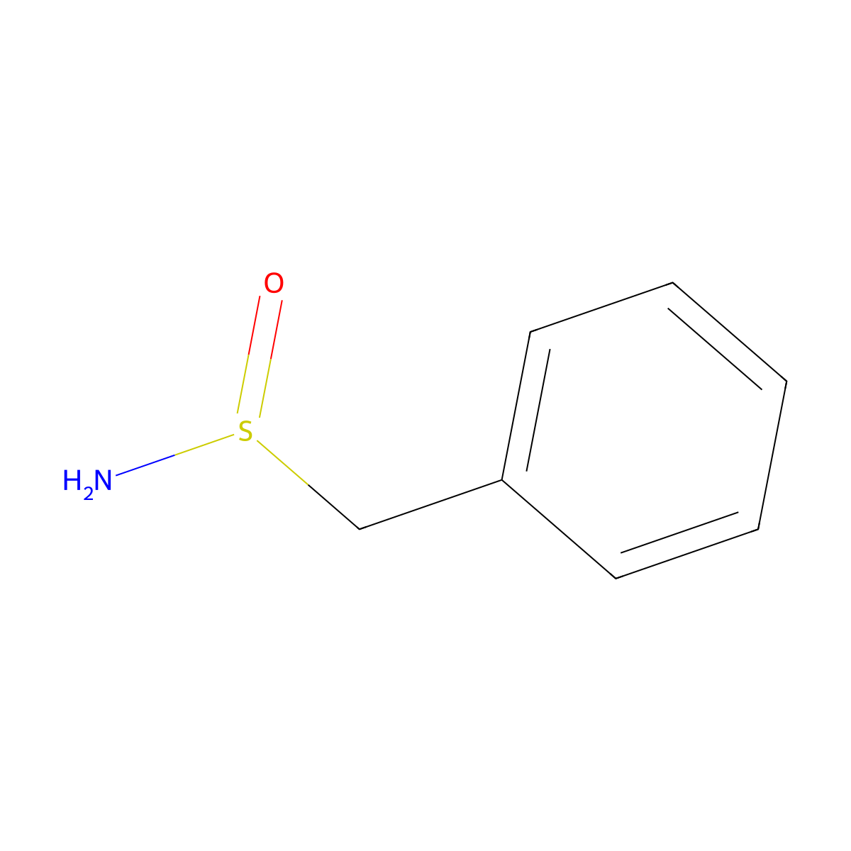 Phenylmethanesulfinamide molecular structure, CAS 112599-81-2