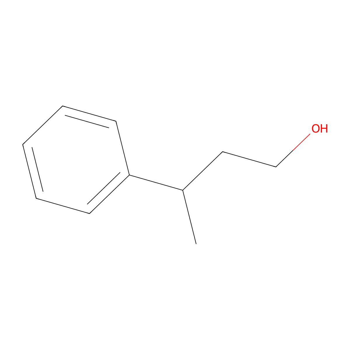 (R)-3-Phenyl-butan-1-OL molecular structure, CAS 1126-07-4