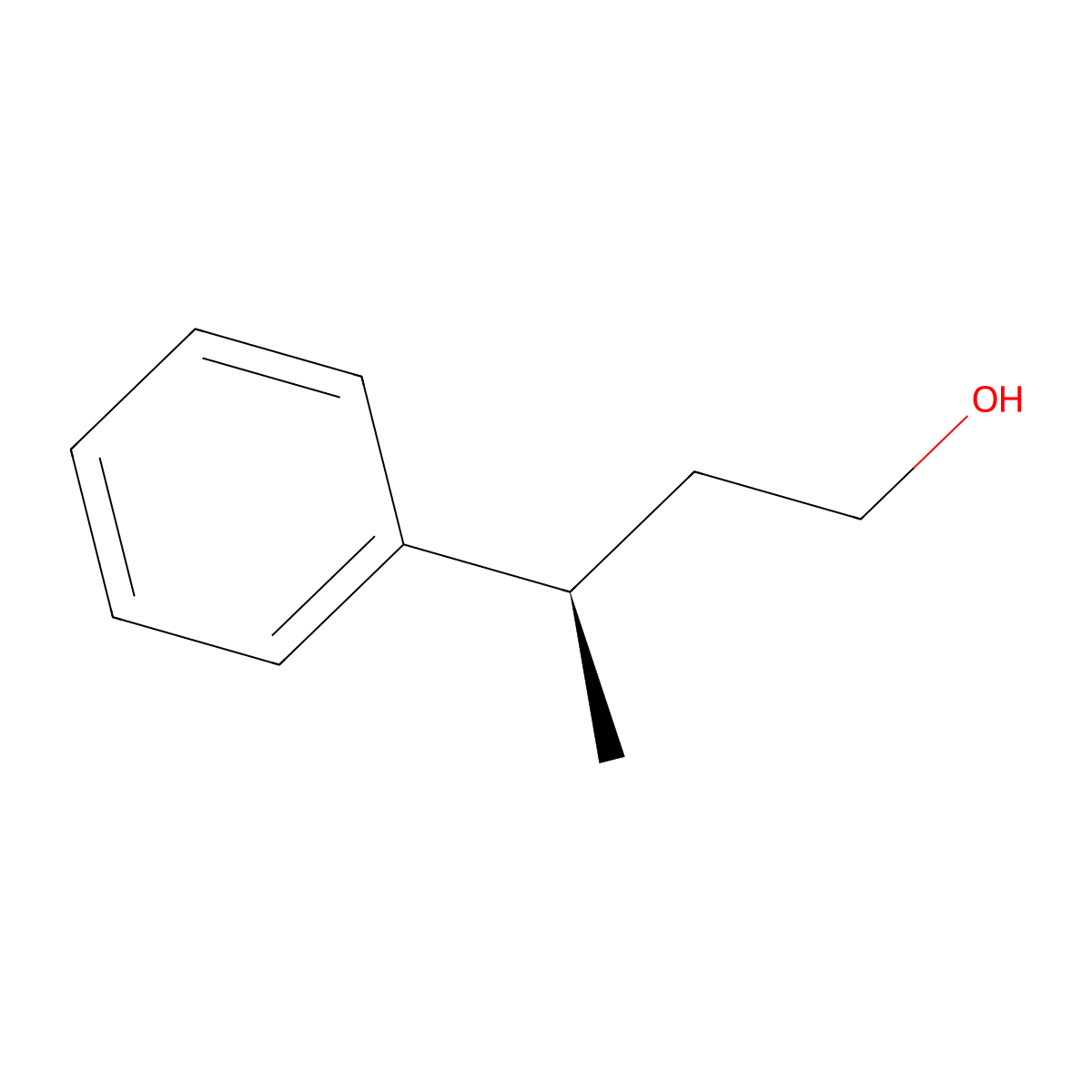 (R)-3-Phenyl-butan-1-OL molecular structure, CAS 1126-07-4