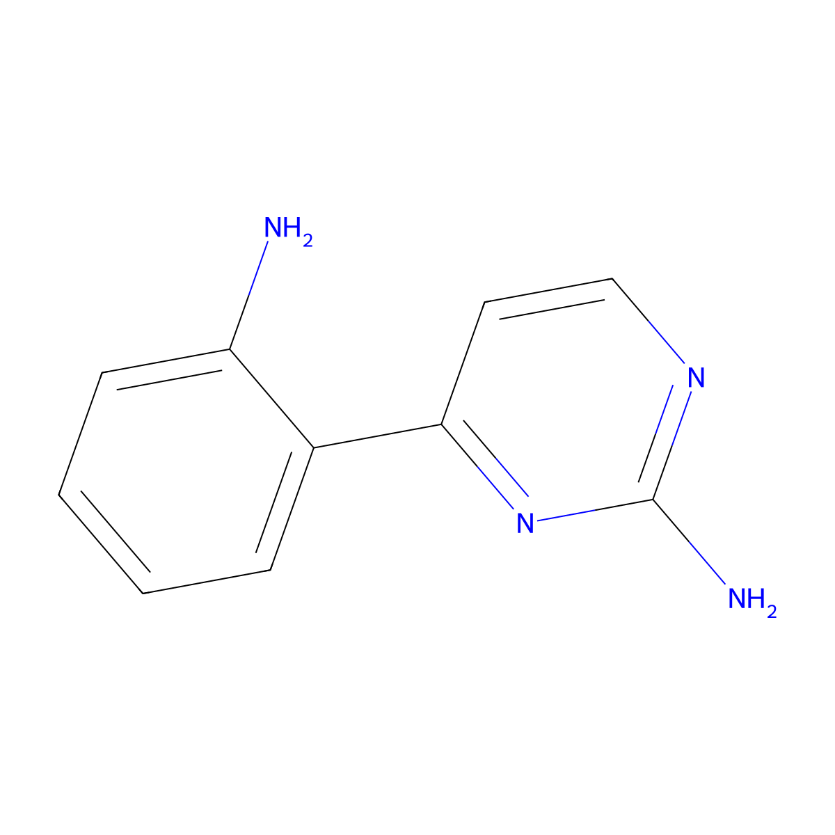 4-(2-Aminophenyl)pyrimidine-2-amine molecular structure, CAS 1126078-19-0