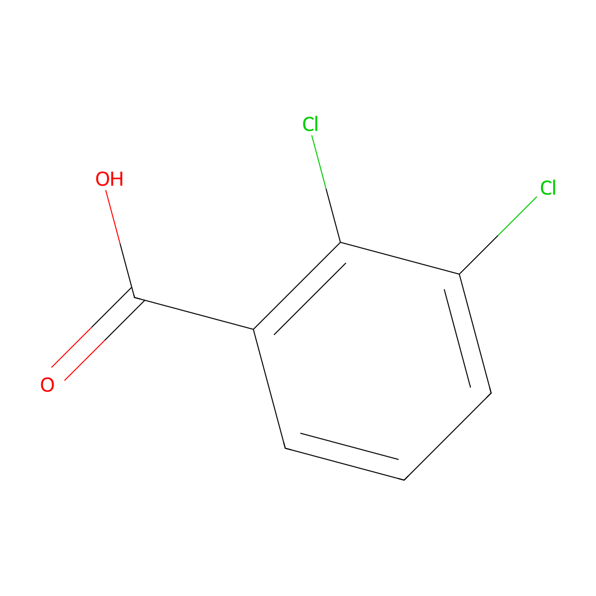 2,3-Dichlorobenzoic acid molecular structure, CAS 1126107-18-3