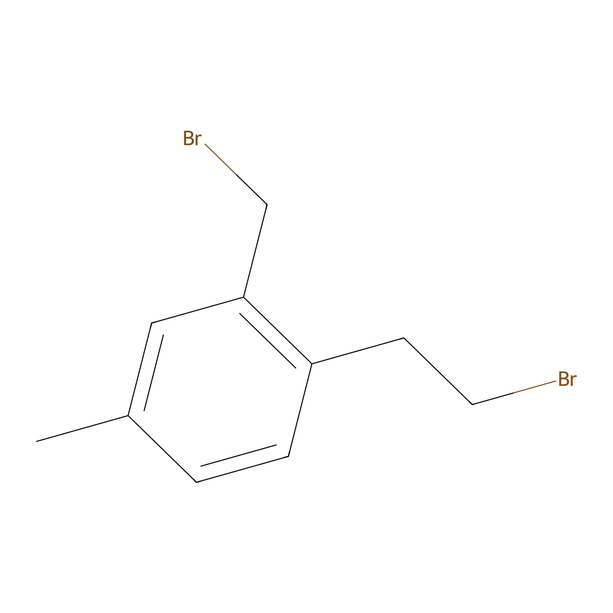 1-(2-Bromoethyl)-2-(bromomethyl)-4-methylbenzene molecular structure, CAS 112625-35-1