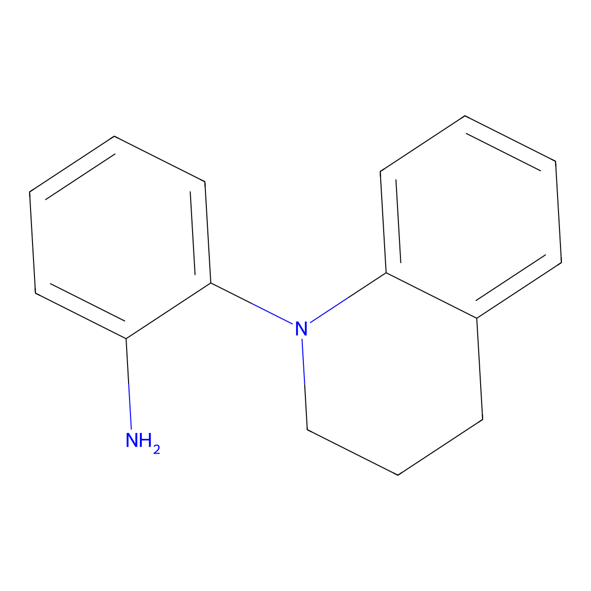 2-[3,4-Dihydro-1(2H)-quinolinyl]aniline molecular structure, CAS 112631-31-9