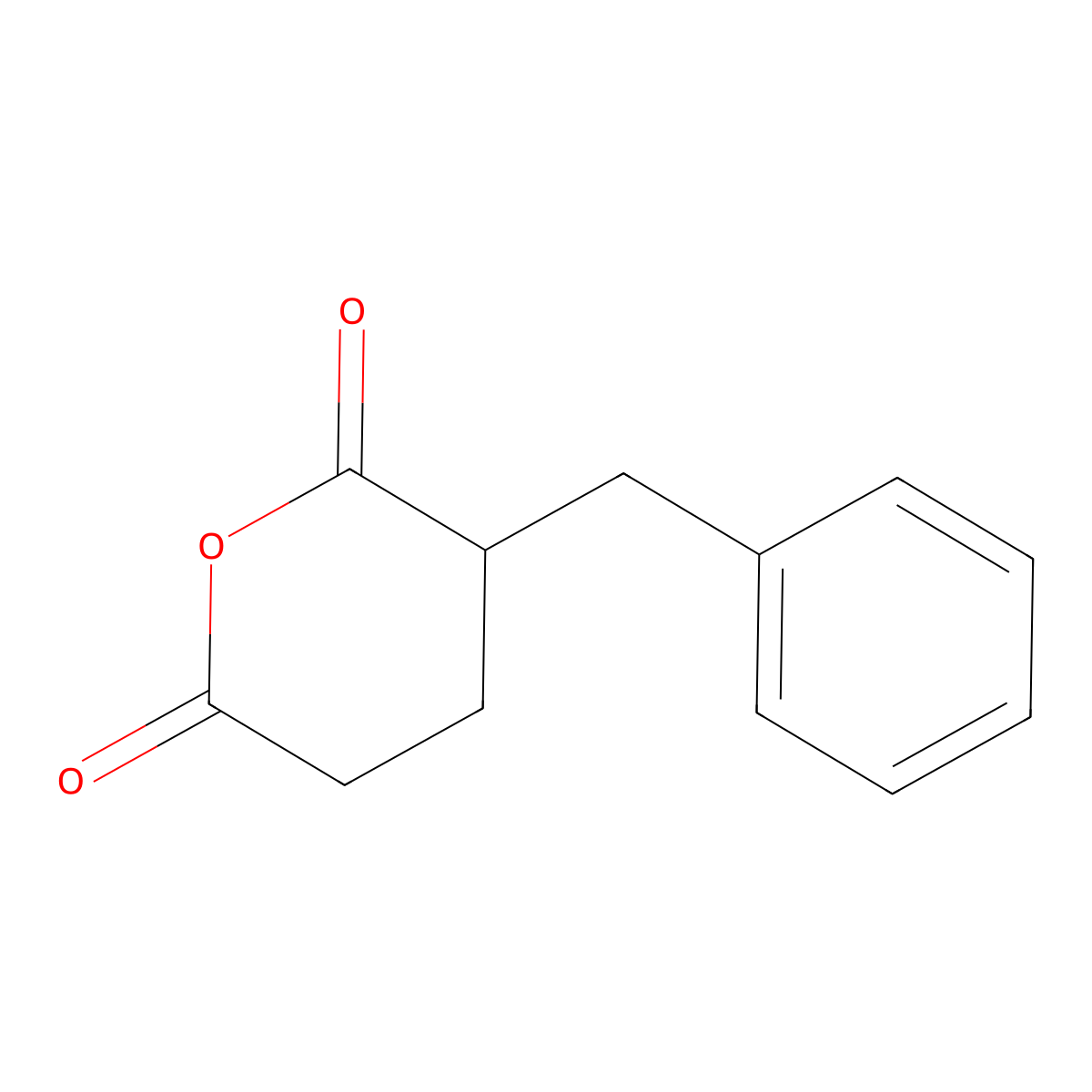 3-Benzyloxane-2,6-dione molecular structure, CAS 112635-23-1