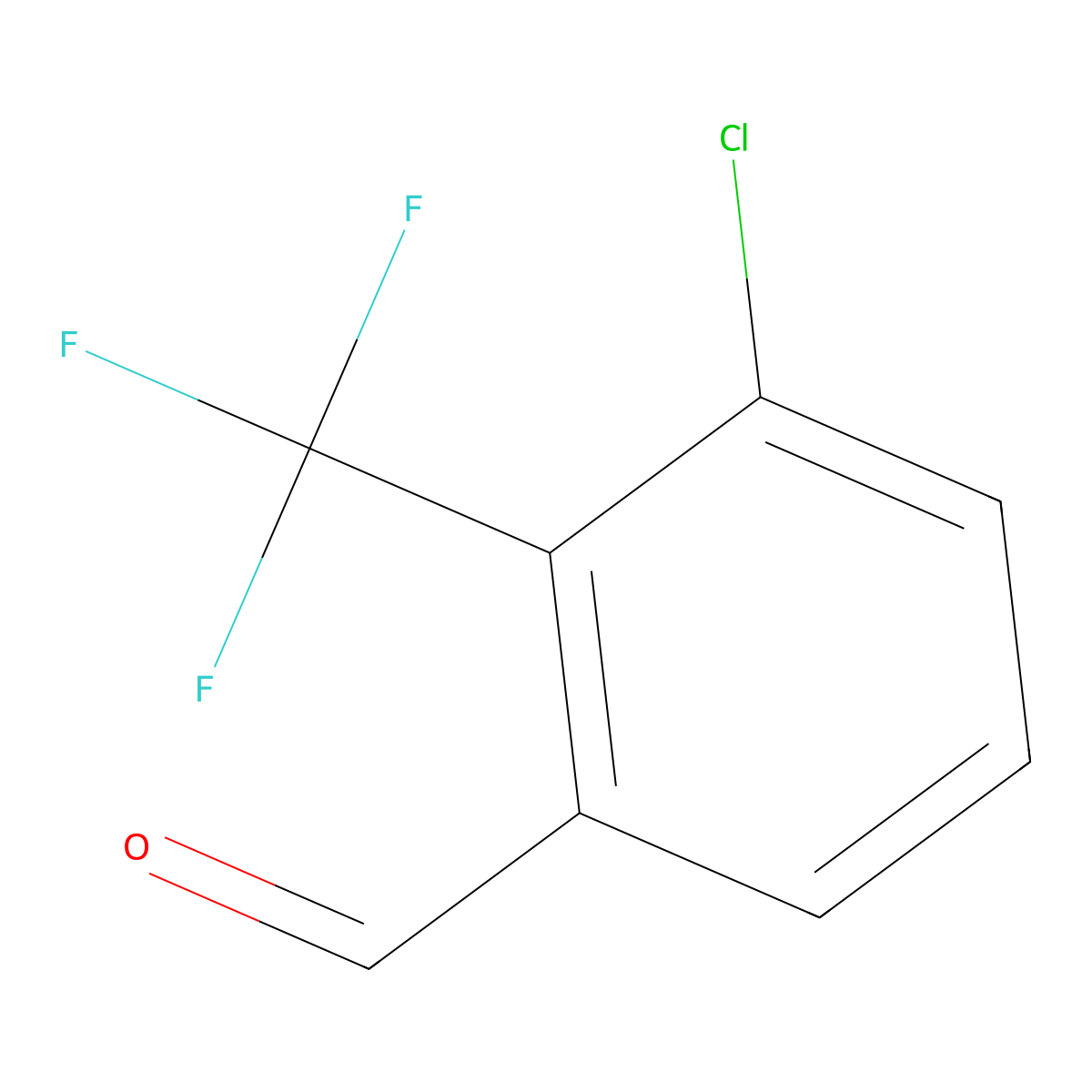 3-Chloro-2-(trifluoromethyl)benzaldehyde molecular structure, CAS 112641-26-6