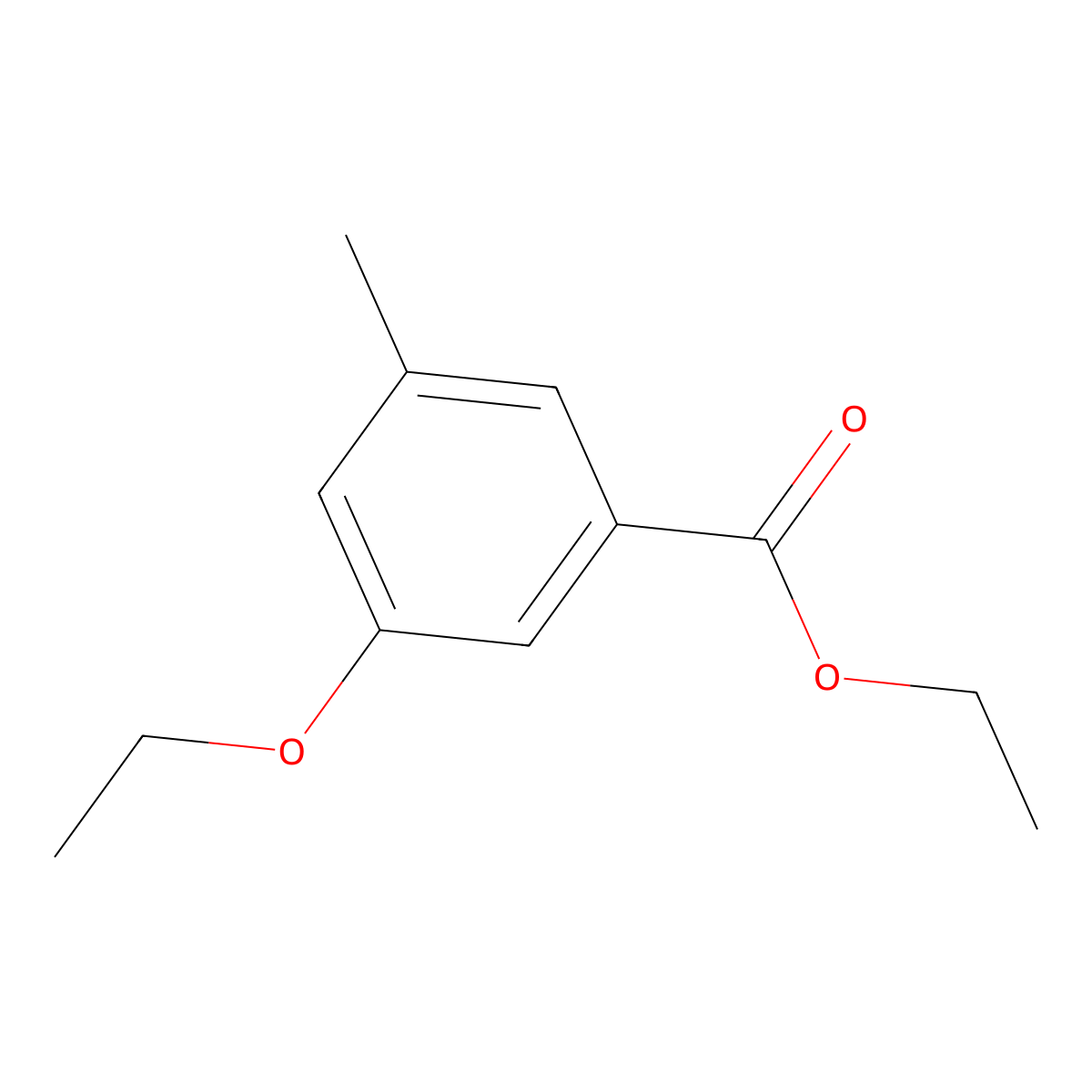 Ethyl 3-ethoxy-5-methylbenzoate molecular structure, CAS 1126430-96-3