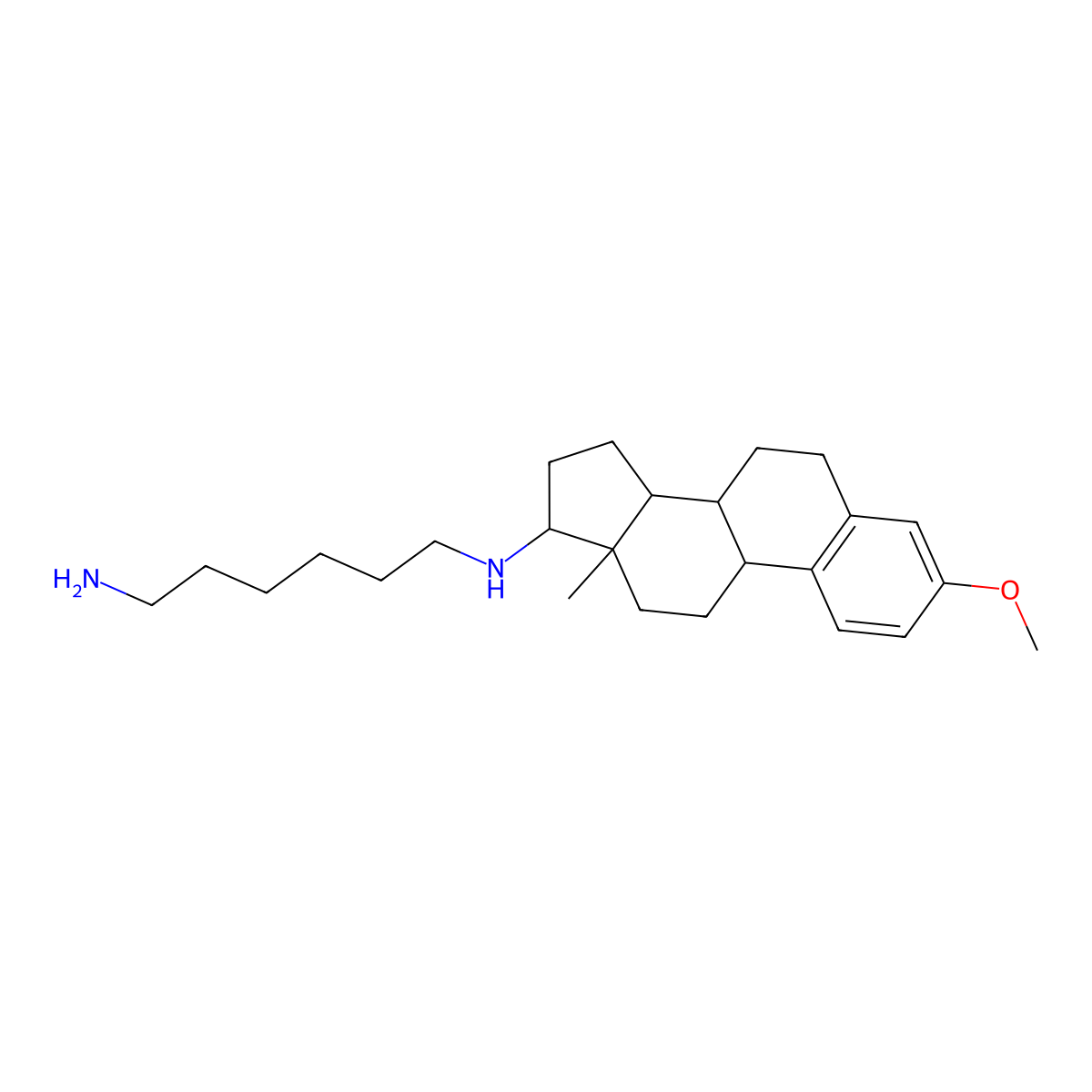Estrane, 1,6-hexanediamine deriv. molecular structure, CAS 112646-70-5