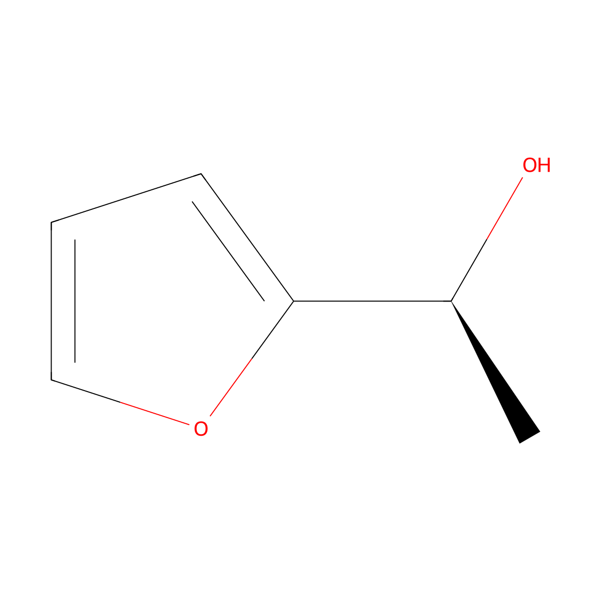(1S)-1-(furan-2-yl)ethan-1-ol molecular structure, CAS 112653-32-4