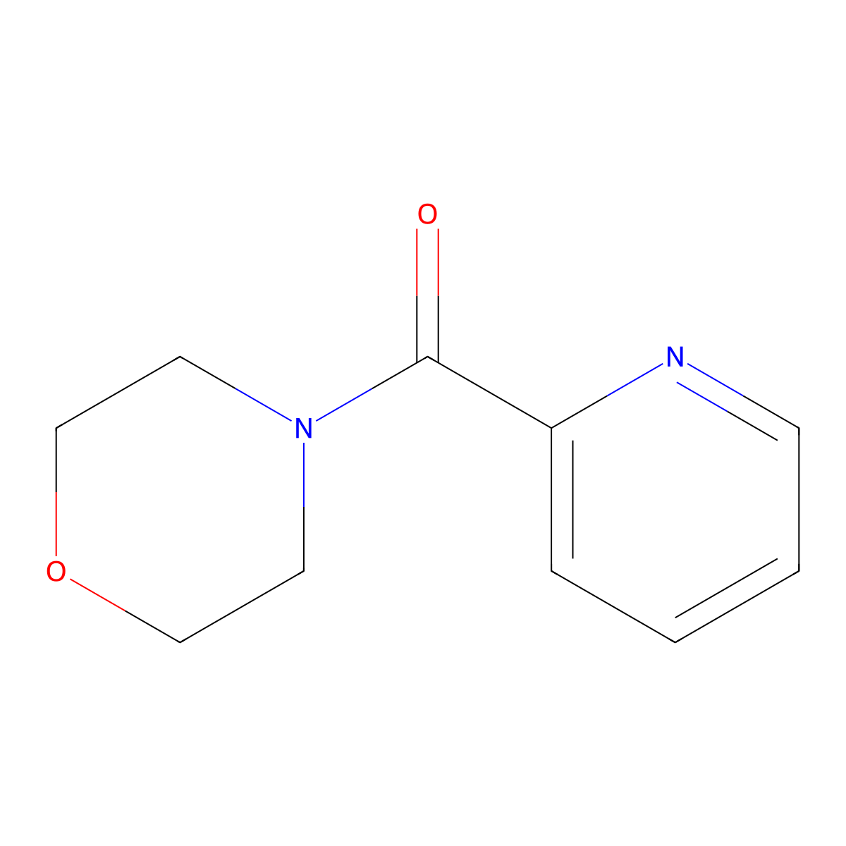 4-(Pyridine-2-carbonyl)morpholine molecular structure, CAS 112657-38-2