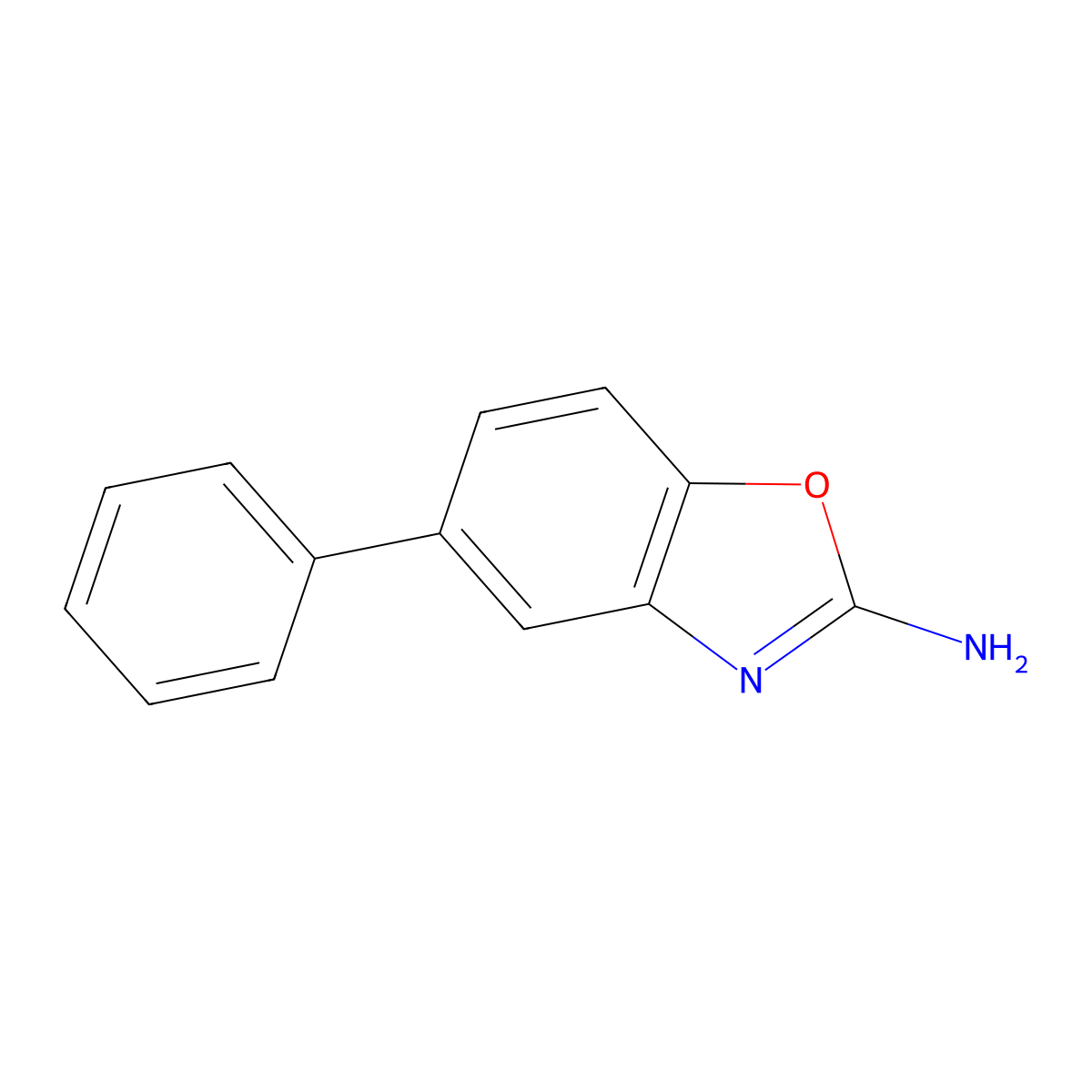 5-Phenyl-2-benzoxazolamine molecular structure, CAS 1126637-54-4