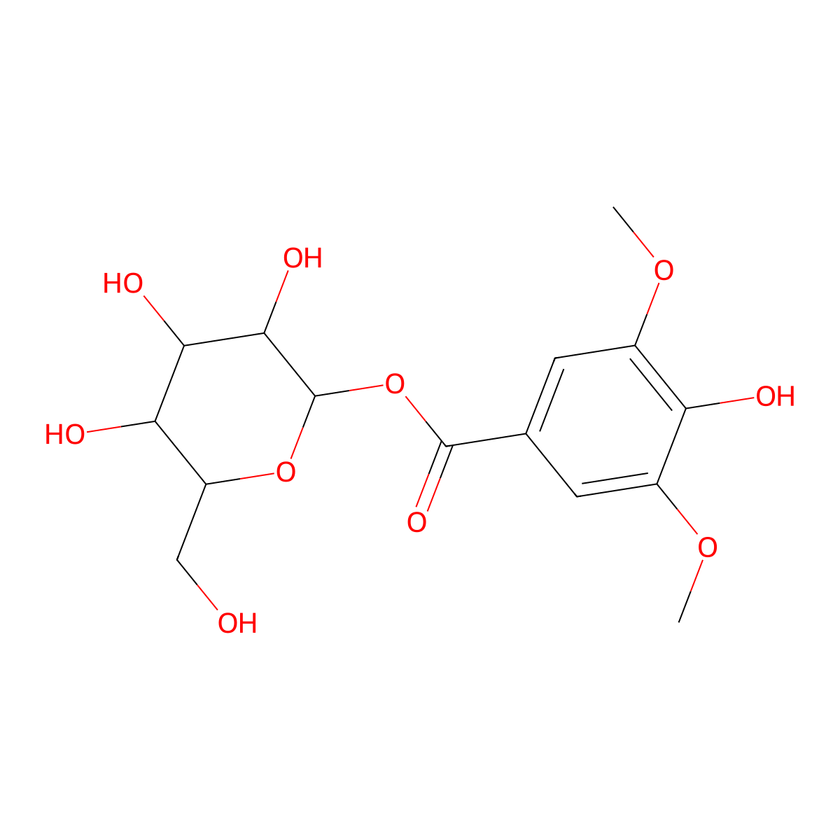Erigeside C molecular structure, CAS 112667-09-1