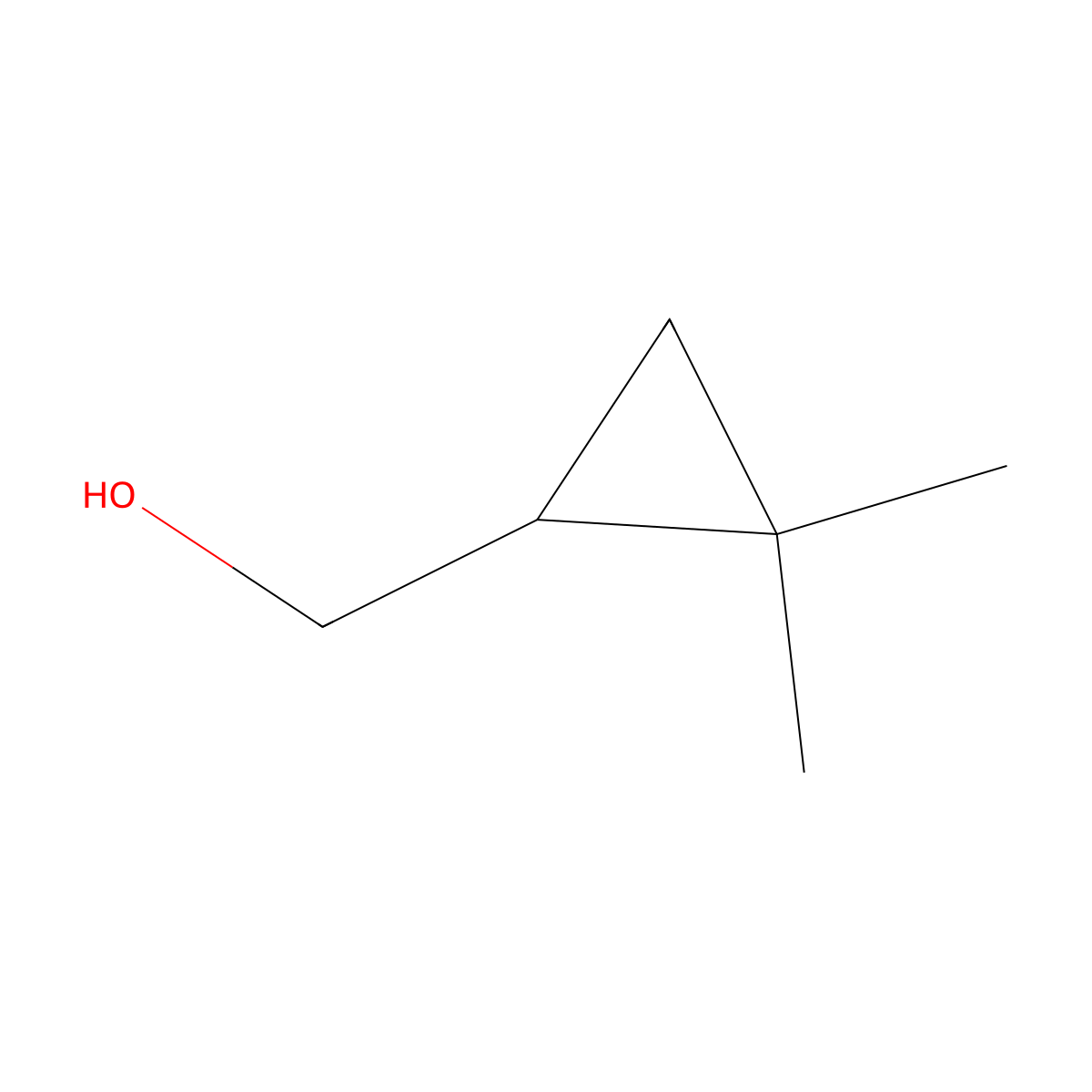 [(1S)-2,2-dimethylcyclopropyl]methanol molecular structure, CAS 112668-36-7