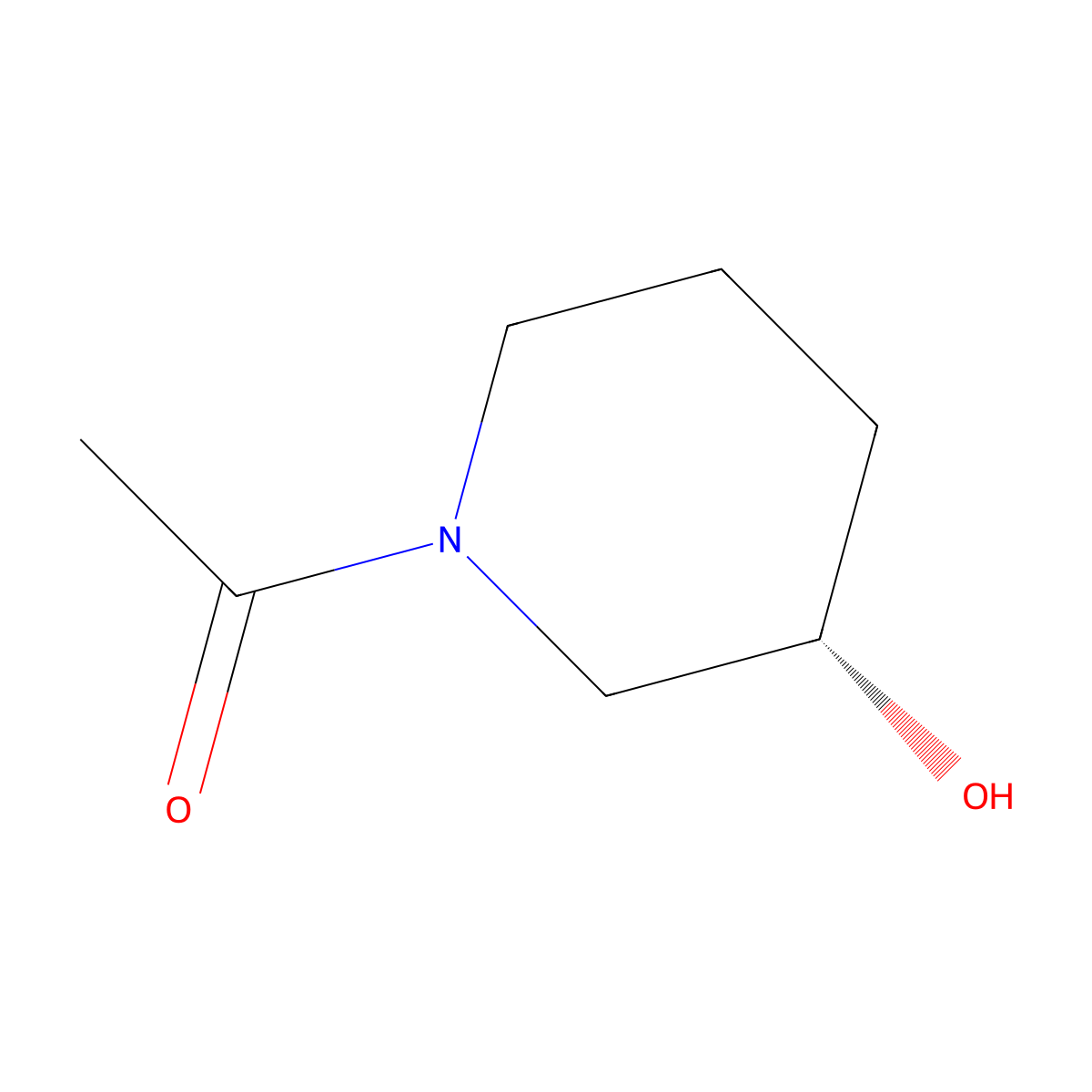 1-((S)-3-Hydroxy-piperidin-1-yl)-ethanone molecular structure, CAS 1126736-22-8