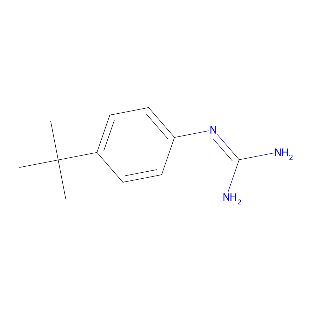 1-(4-tert-Butylphenyl)guanidine molecular structure, CAS 112677-45-9