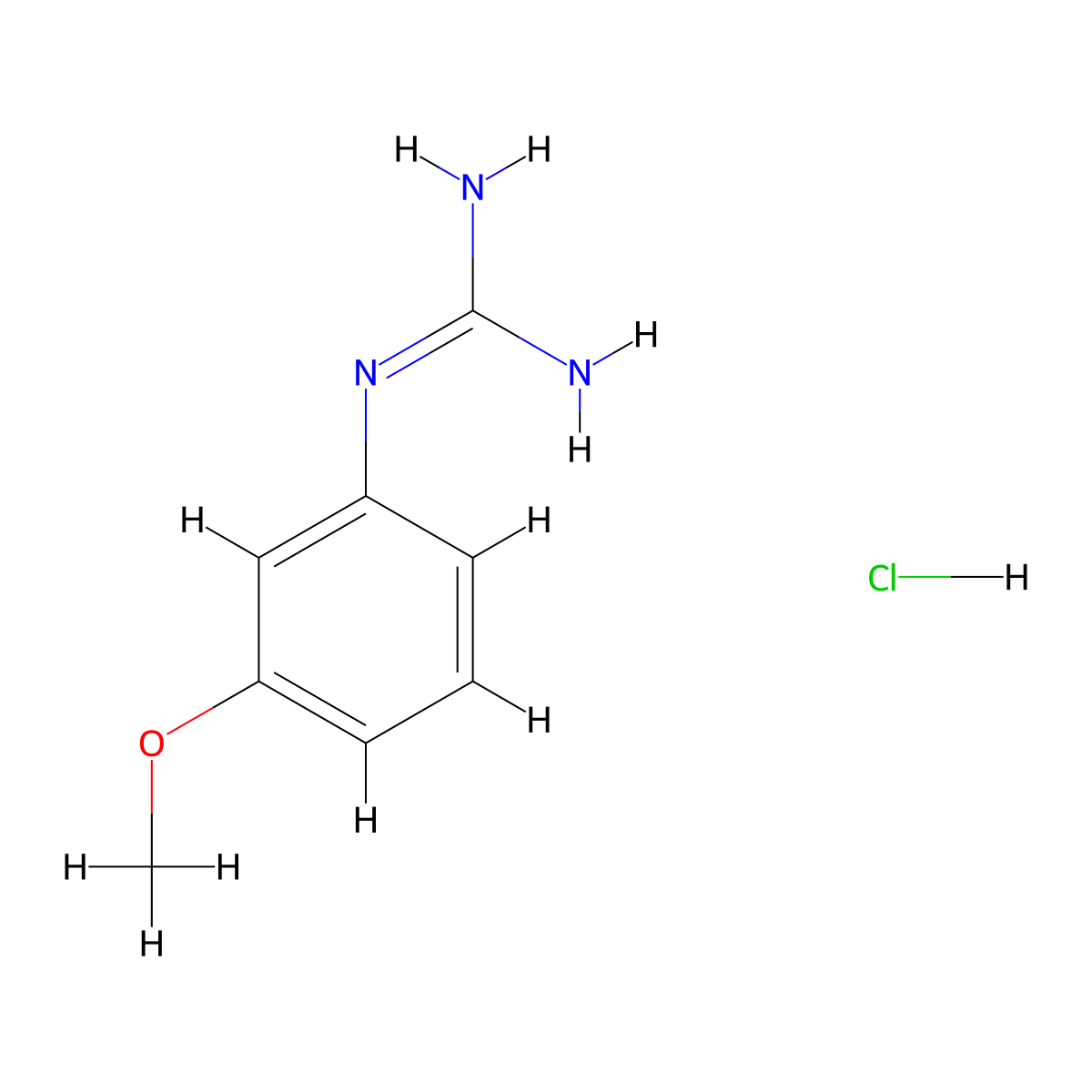 N-(3-Methoxy-phenyl)-guanidine hydrochloride molecular structure, CAS 112677-52-8