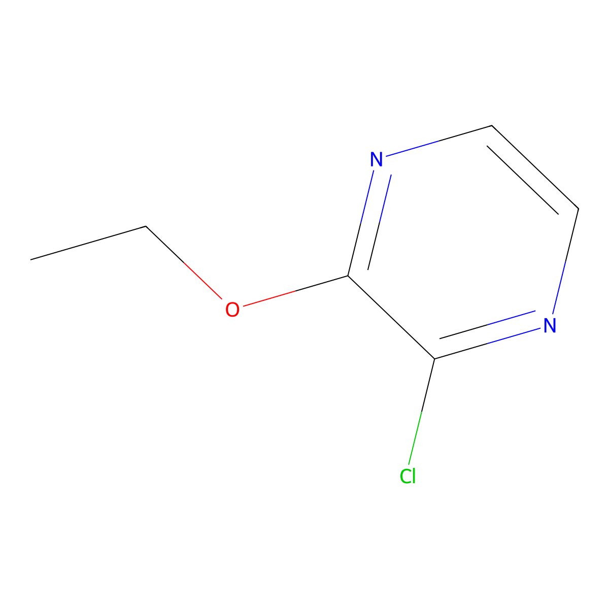2-Chloro-3-ethoxypyrazine molecular structure, CAS 1126824-36-9