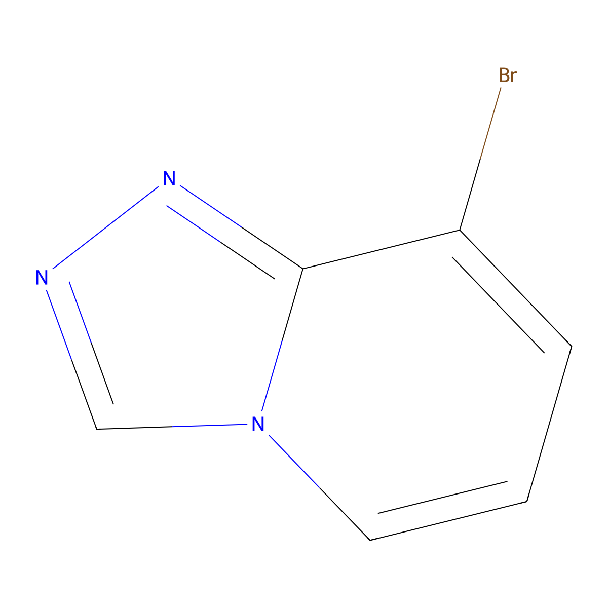 8-Bromo-(1,2,4)triazolo(4,3-a)pyridine molecular structure, CAS 1126824-74-5