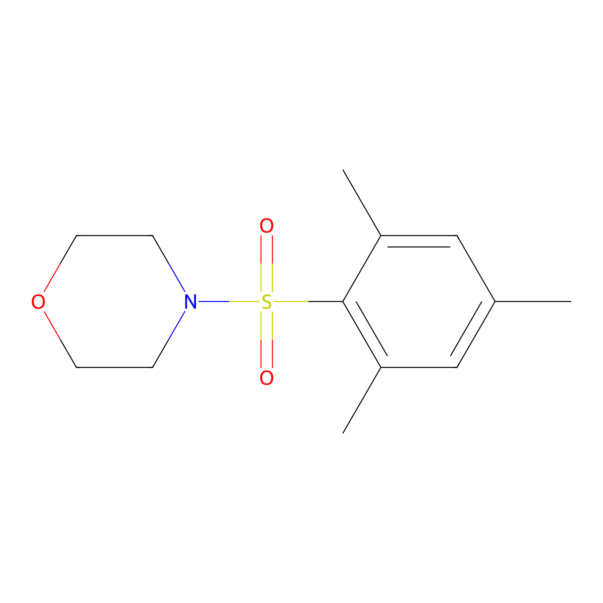 4-(Mesitylsulfonyl)morpholine molecular structure, CAS 112698-83-6