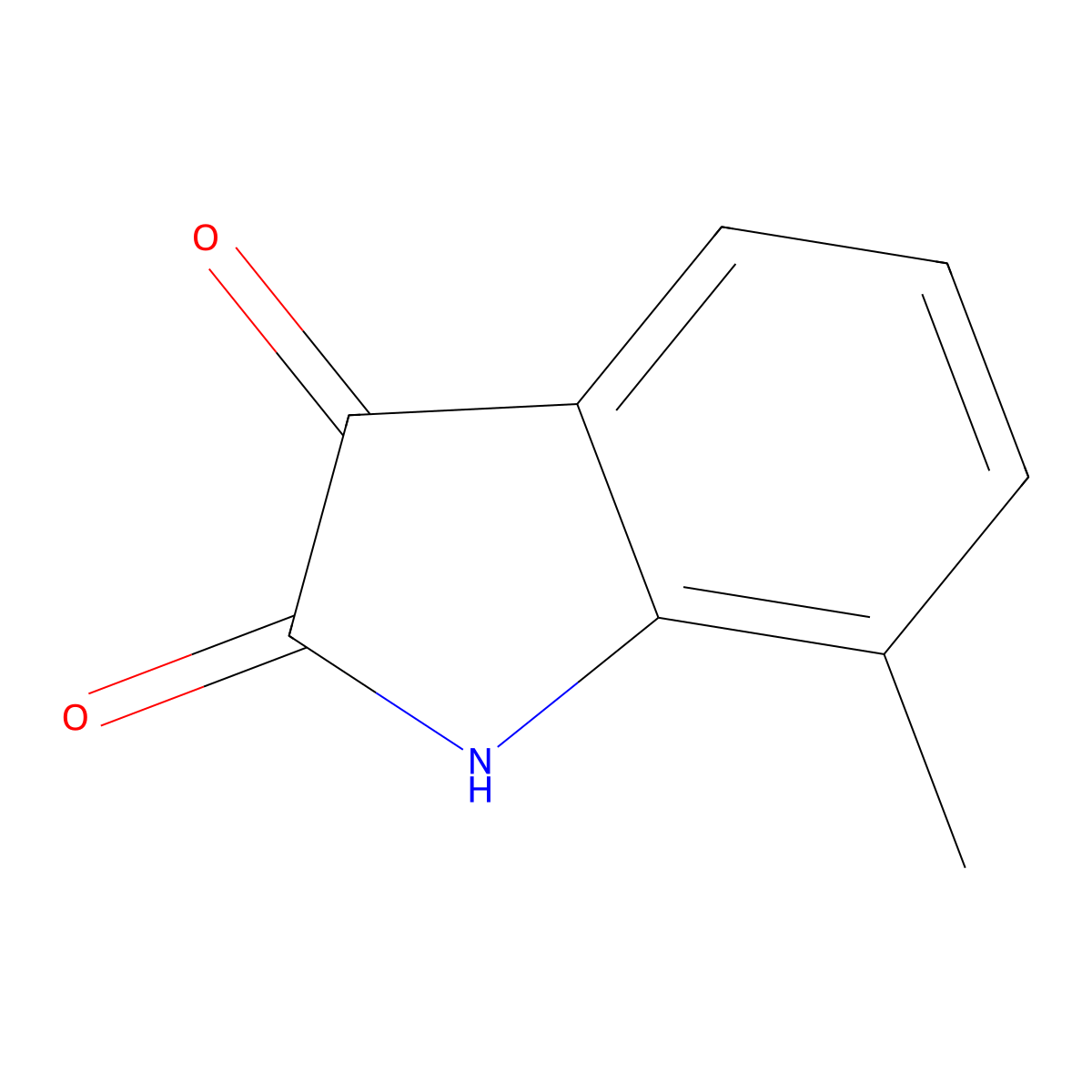 7-Methylisatin molecular structure, CAS 1127-59-9