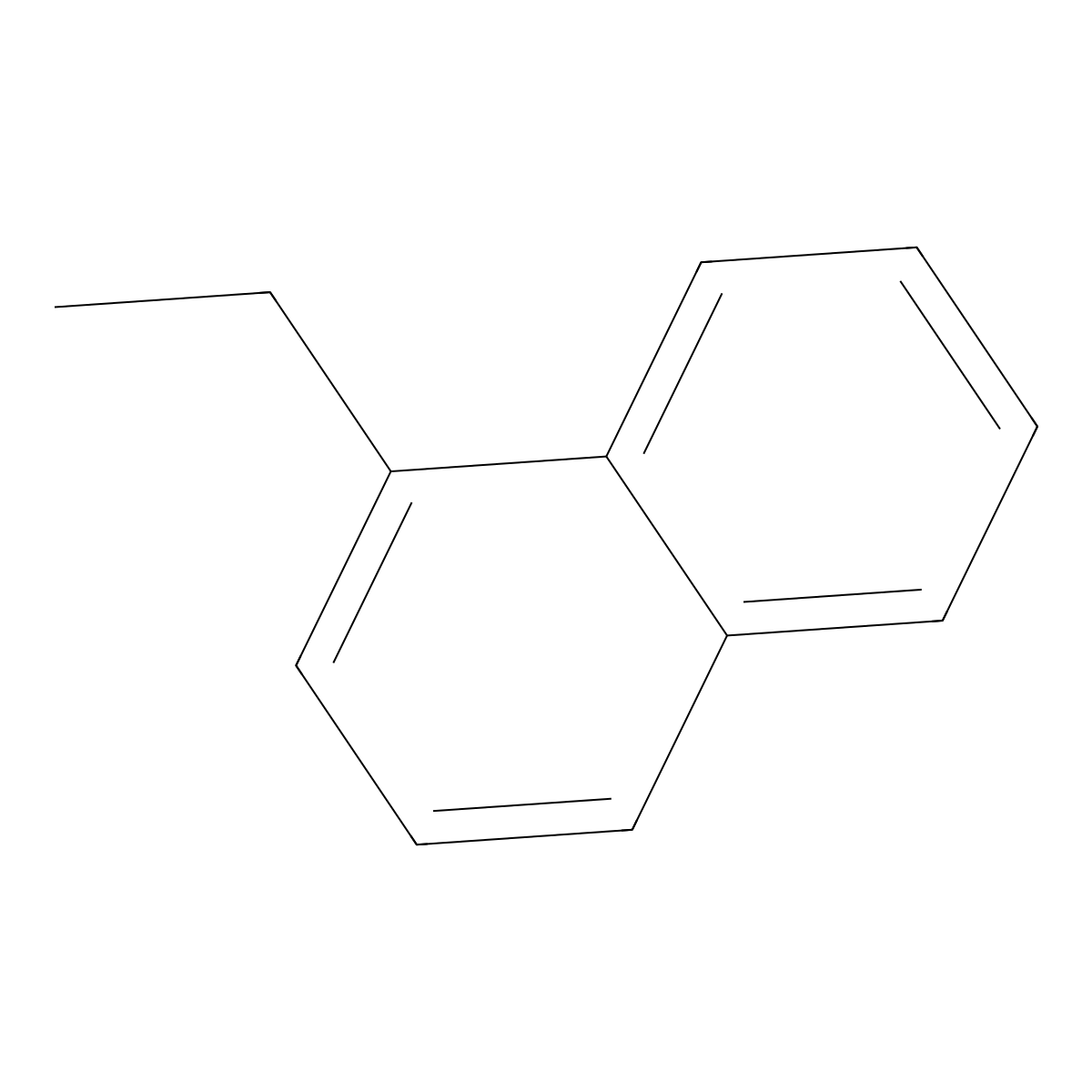 1-Ethylnaphthalene molecular structure, CAS 1127-76-0