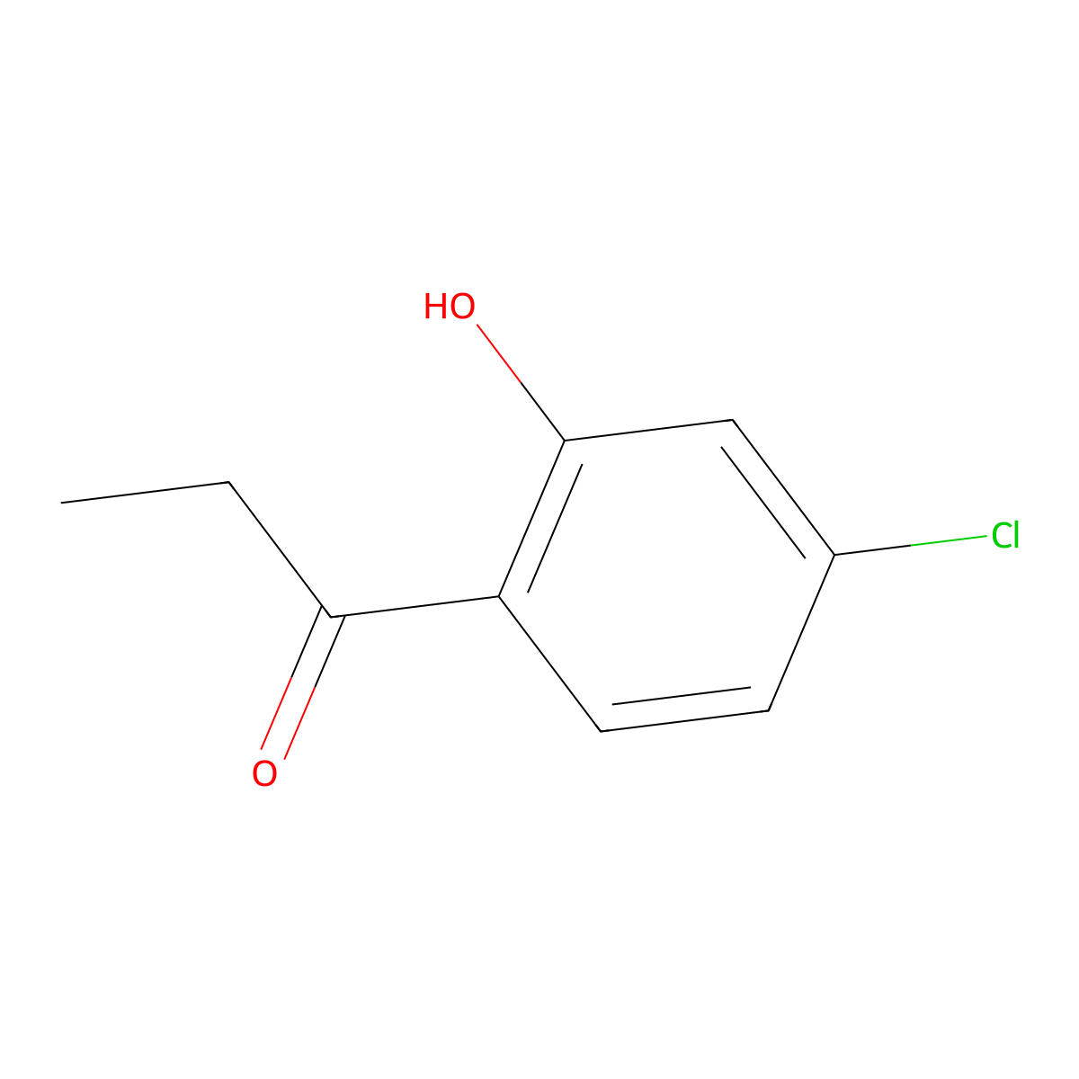 1-(4-Chloro-2-hydroxyphenyl)propan-1-one molecular structure, CAS 1127-97-5