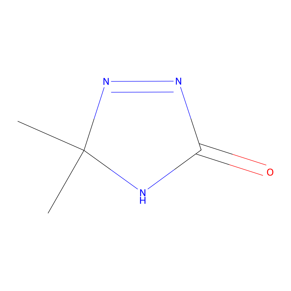 5,5-Dimethyl-4,5-dihydro-[1,2,4]triazol-3-one molecular structure, CAS 112700-85-3