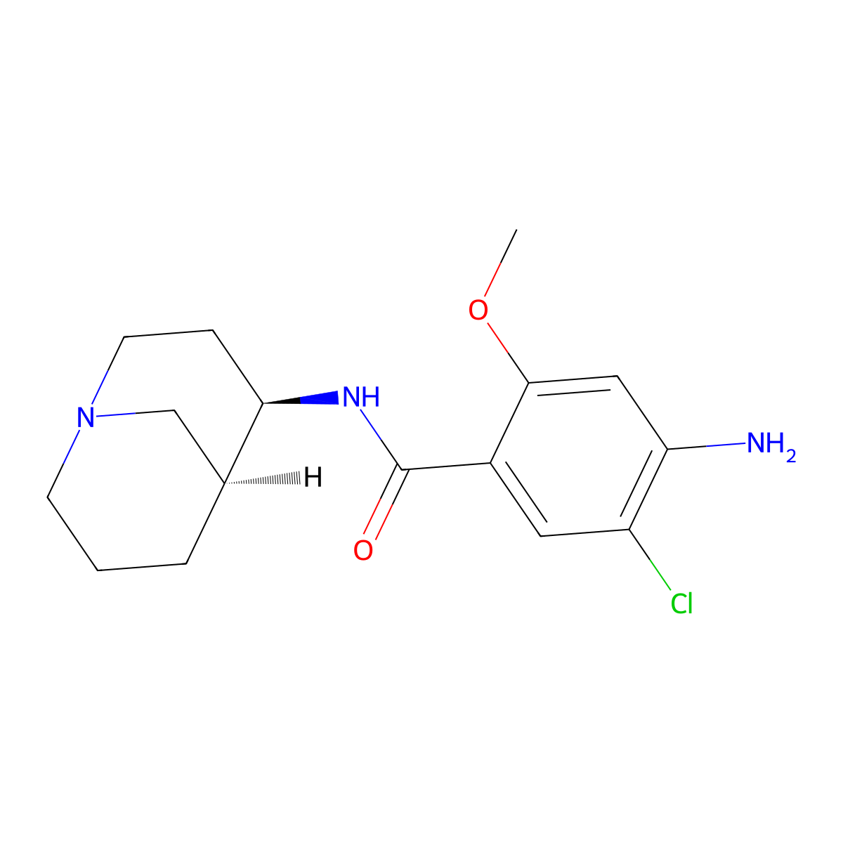 Renzapride molecular structure, CAS 112727-80-7