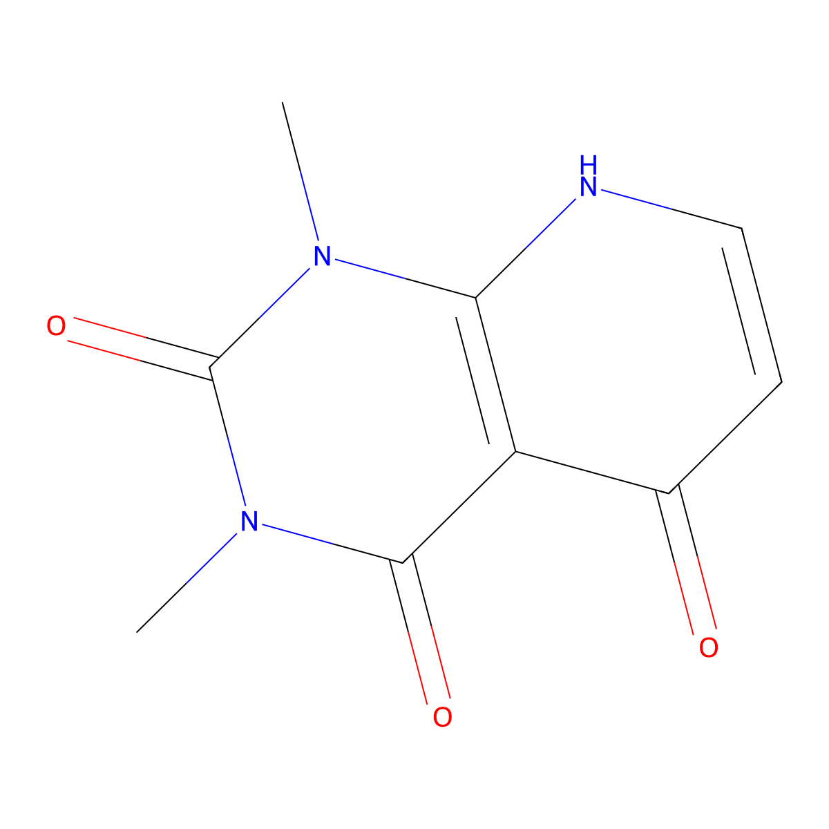 5-hydroxy-1,3-dimethylpyrido[2,3-d]pyrimidine-2,4(1H,3H)-dione molecular structure, CAS 112734-82-4