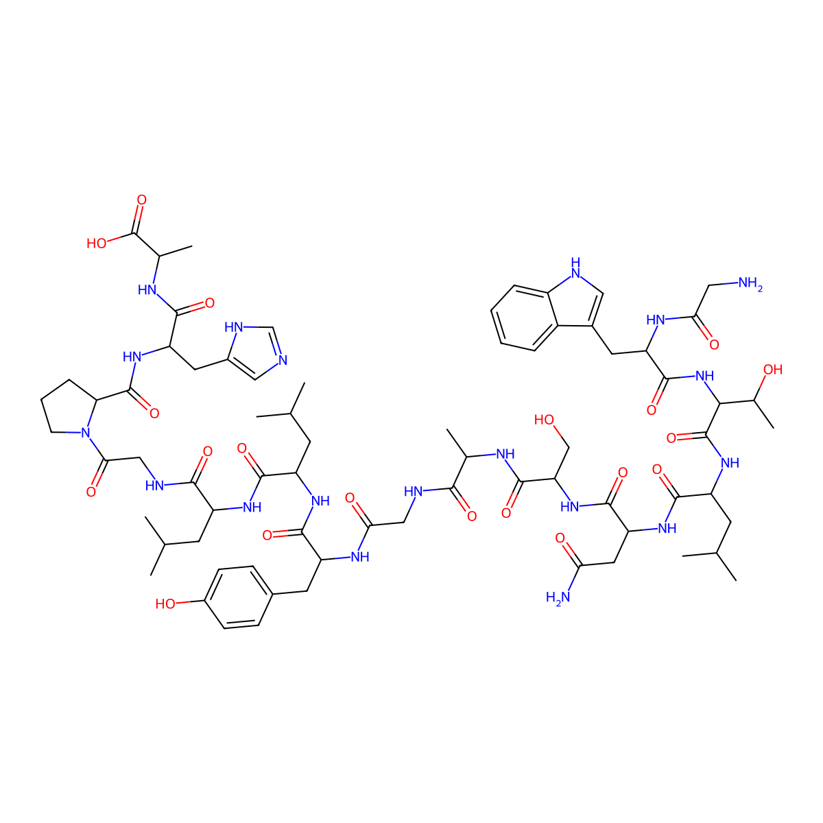 Galanin (1-15) molecular structure, CAS 112747-70-3