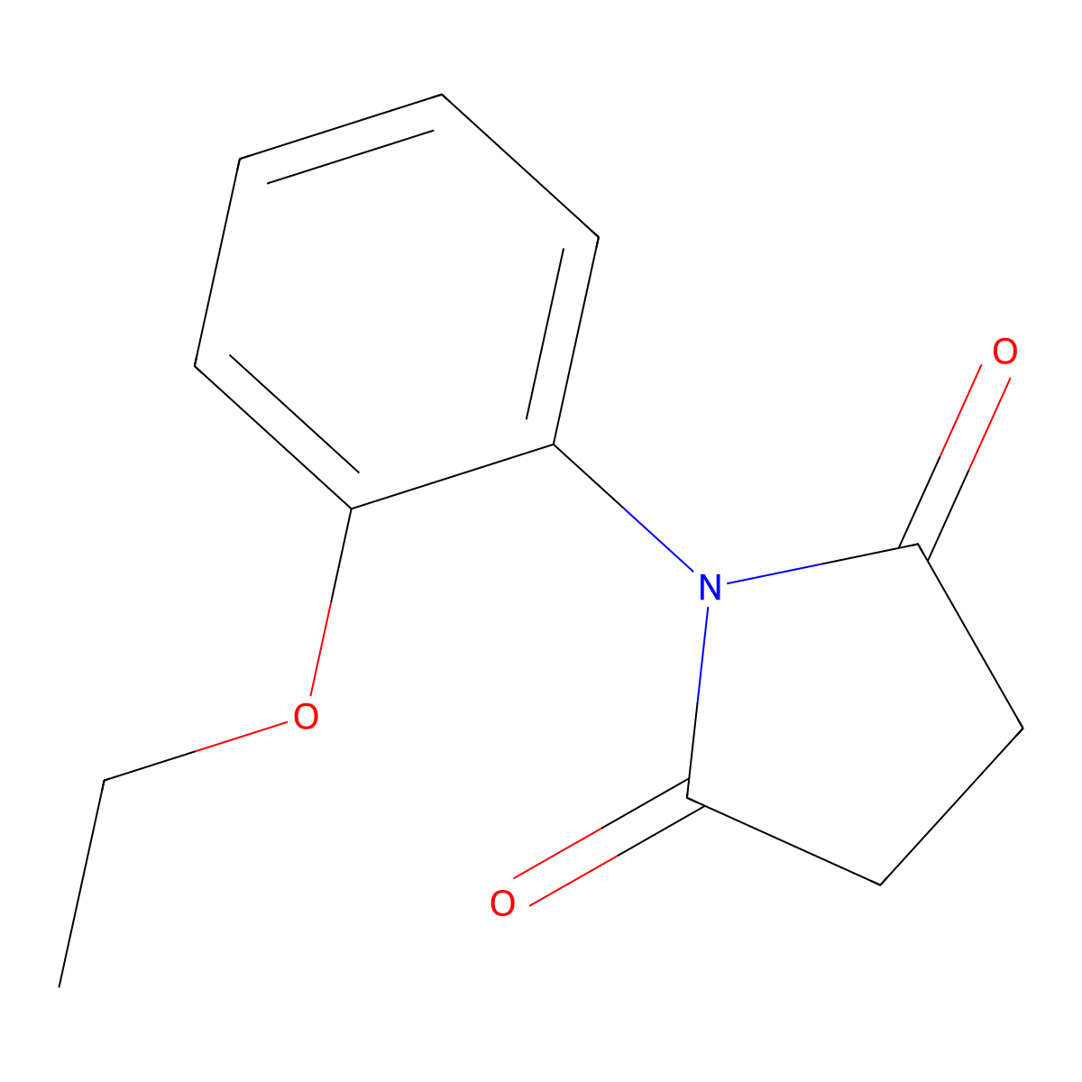 1-(2-Ethoxyphenyl)-2,5-pyrrolidinedione molecular structure, CAS 112749-53-8