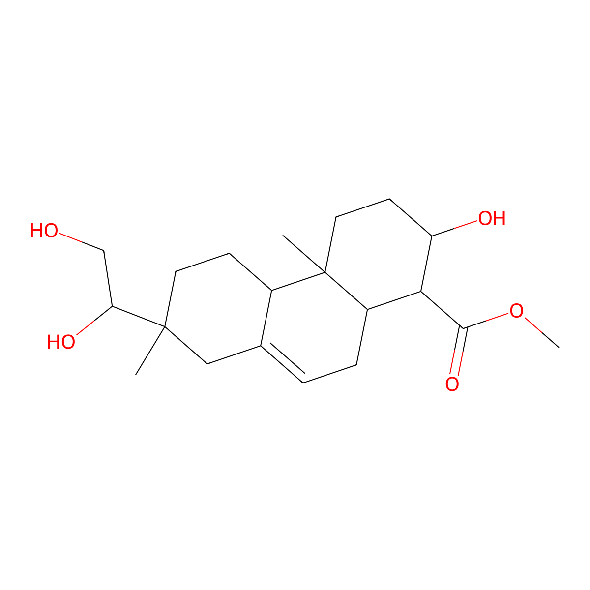 Wulingzhic acid molecular structure, CAS 112750-03-5