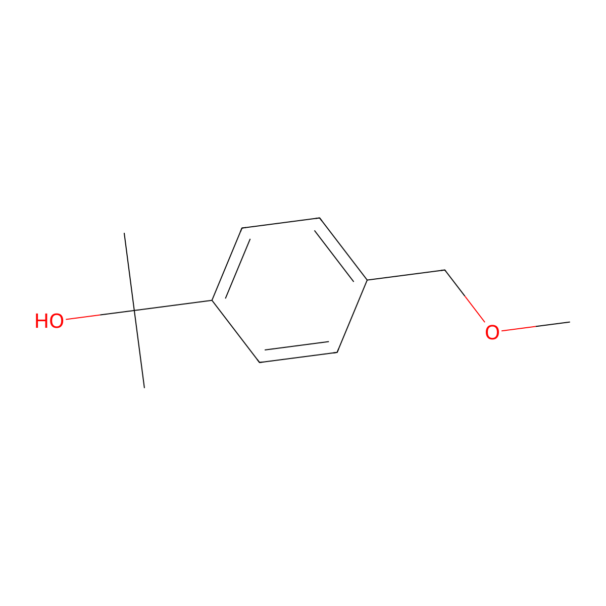 2-(4-Methoxymethylphenyl)-2-propanol molecular structure, CAS 112766-34-4